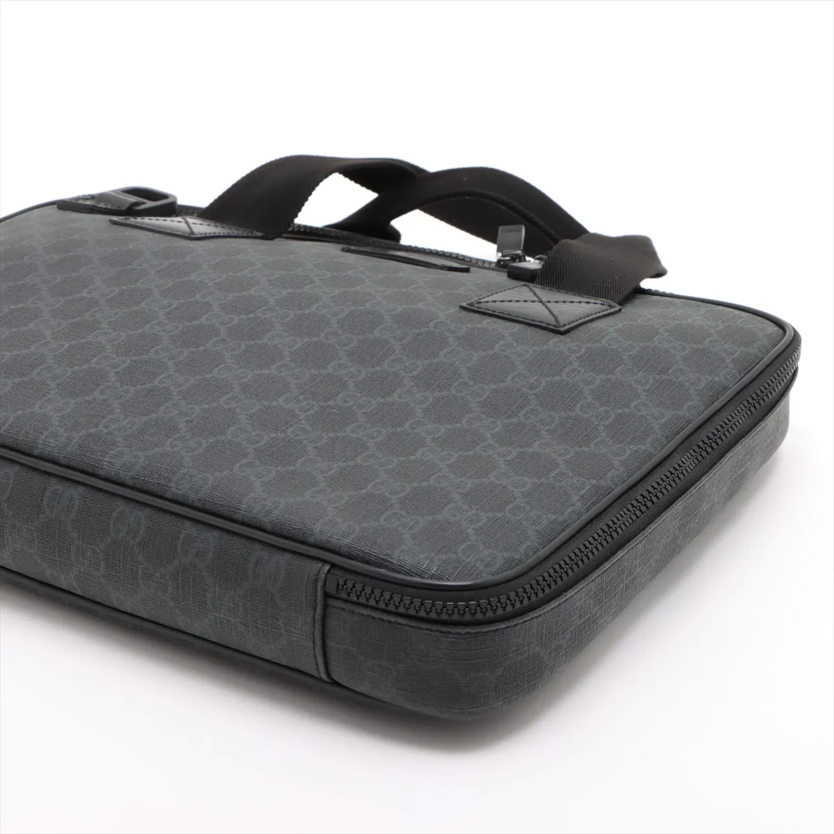 GG Supreme PVC 2WAY Handbag Black 169934 — view 3