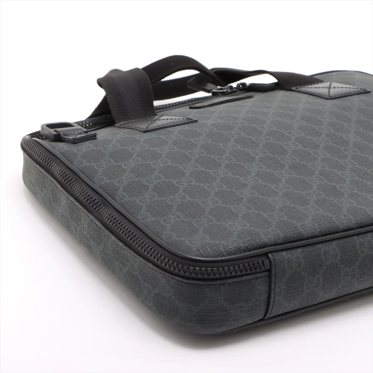 GG Supreme PVC 2WAY Handbag Black 169934 — view 4