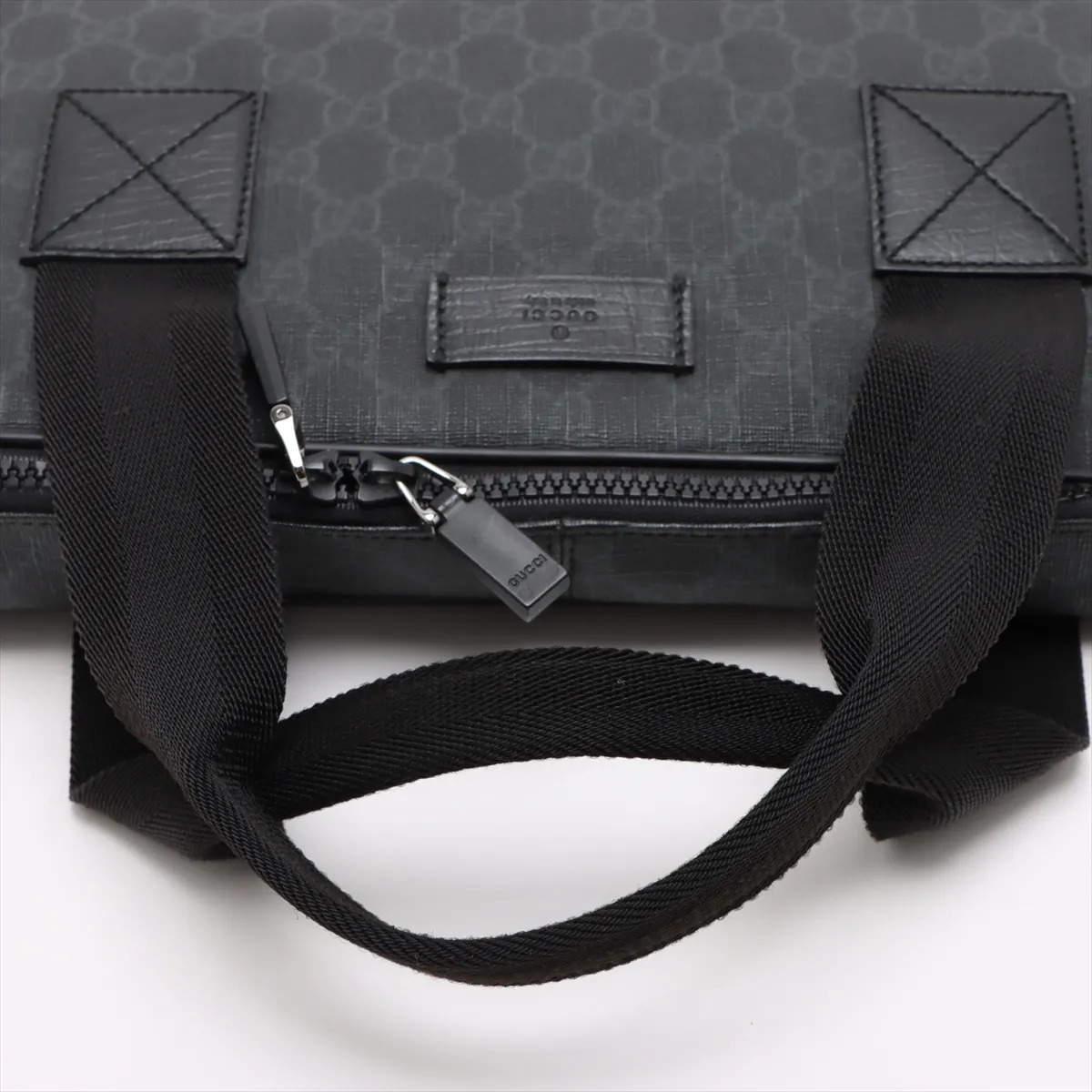 GG Supreme PVC 2WAY Handbag Black 169934 — view 5