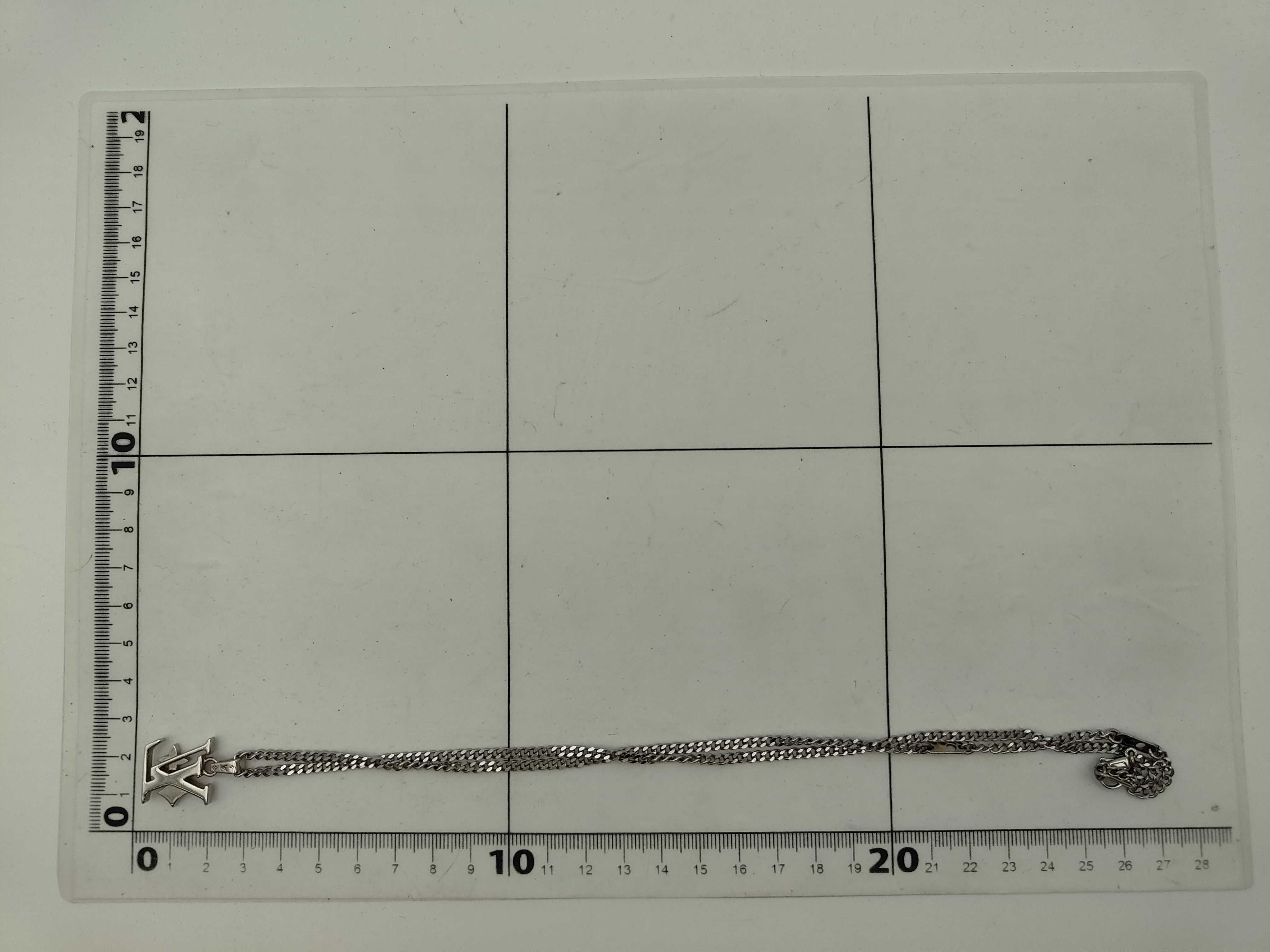 Monogram Row Necklace — view 5