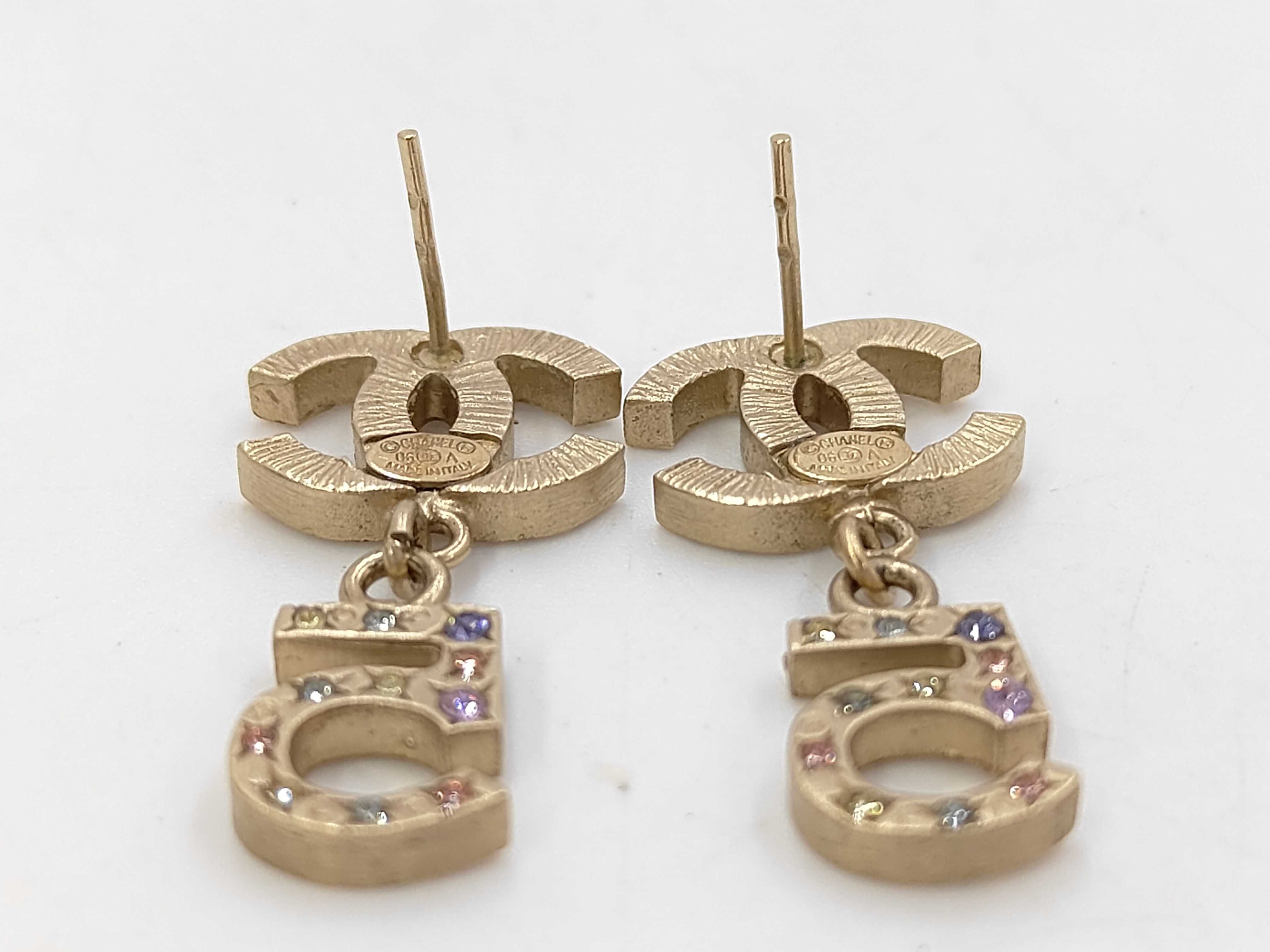 Coco Mark N05 Earrings with Rhinestones (with embellishment) 06A Necklace — view 3