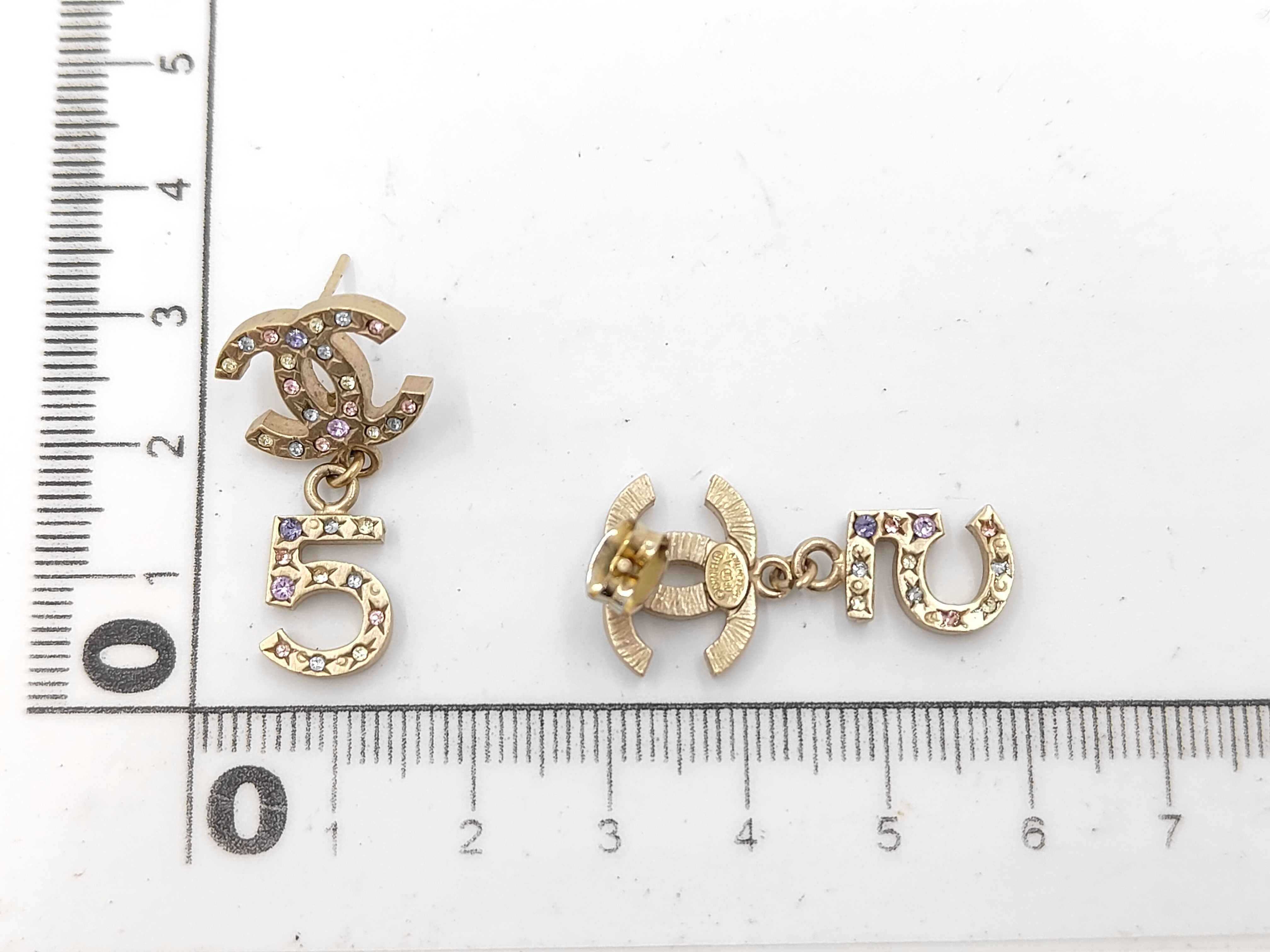 Coco Mark N05 Earrings with Rhinestones (with embellishment) 06A Necklace — view 5