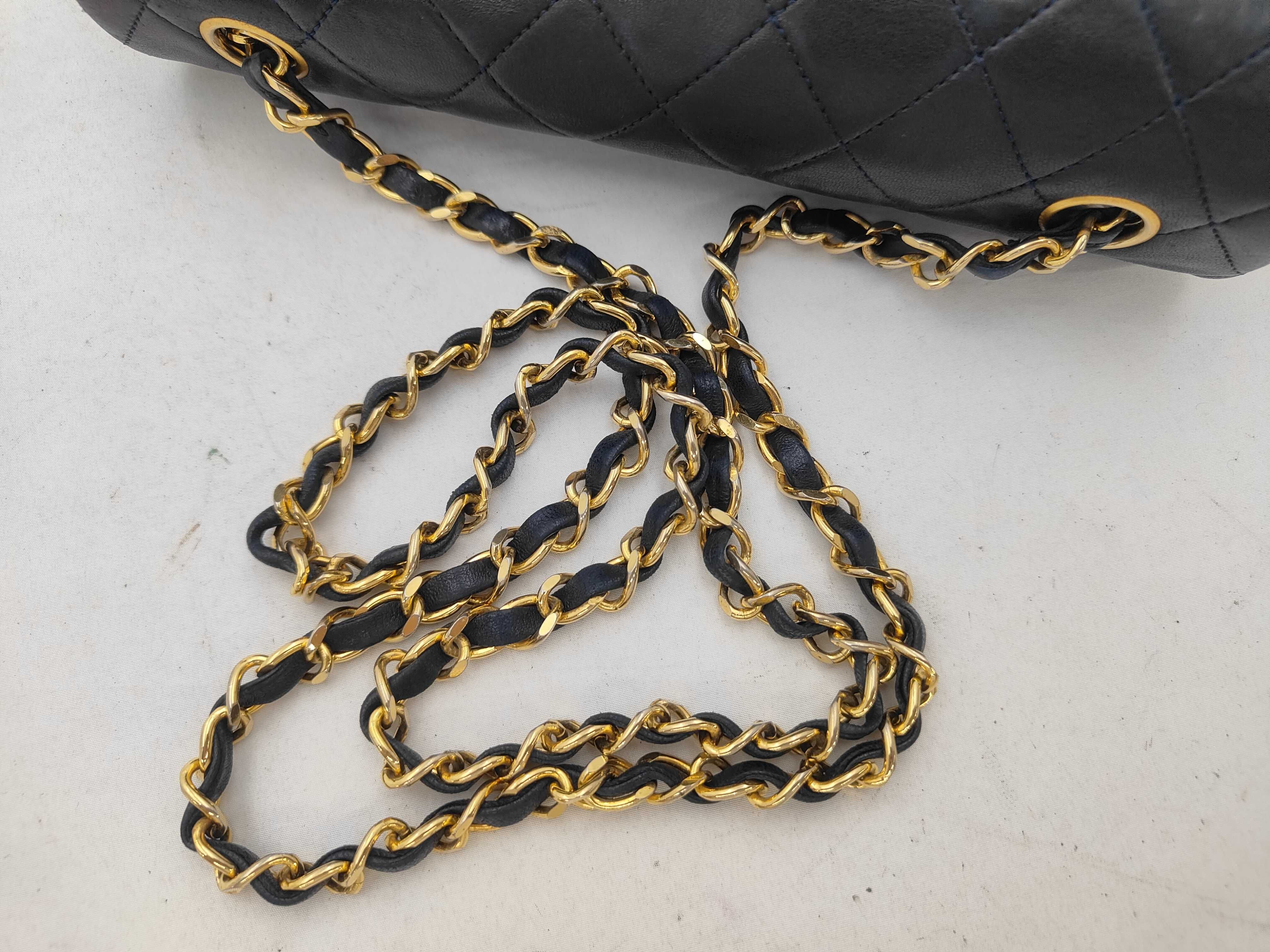 Matelassé Full Flap Chain Shoulder Bag with Gold Hardware, Series 1 [Card and Seal Included] — view 3