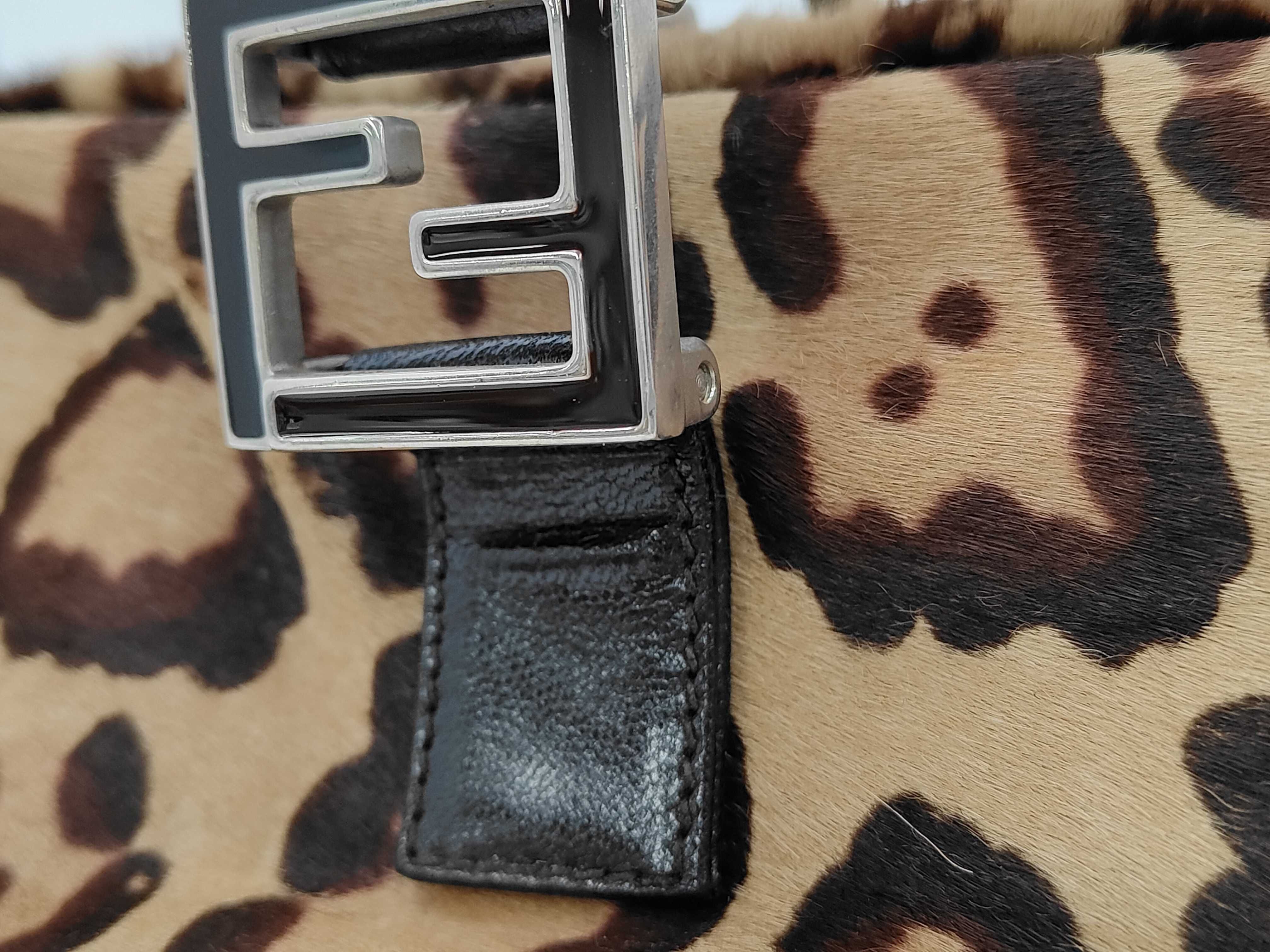 Calfskin Handbag with FF Pattern — view 3