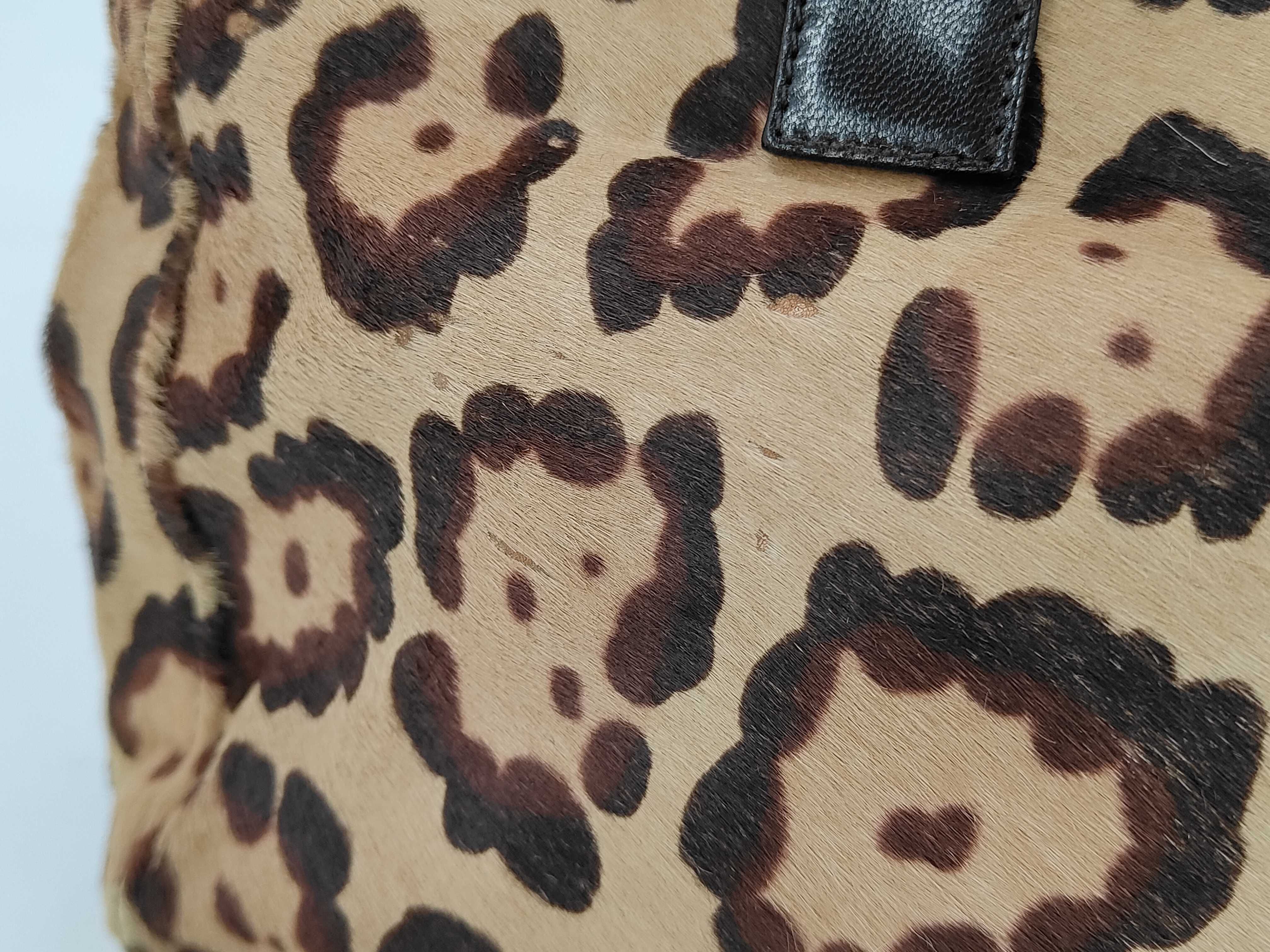 Calfskin Handbag with FF Pattern — view 4
