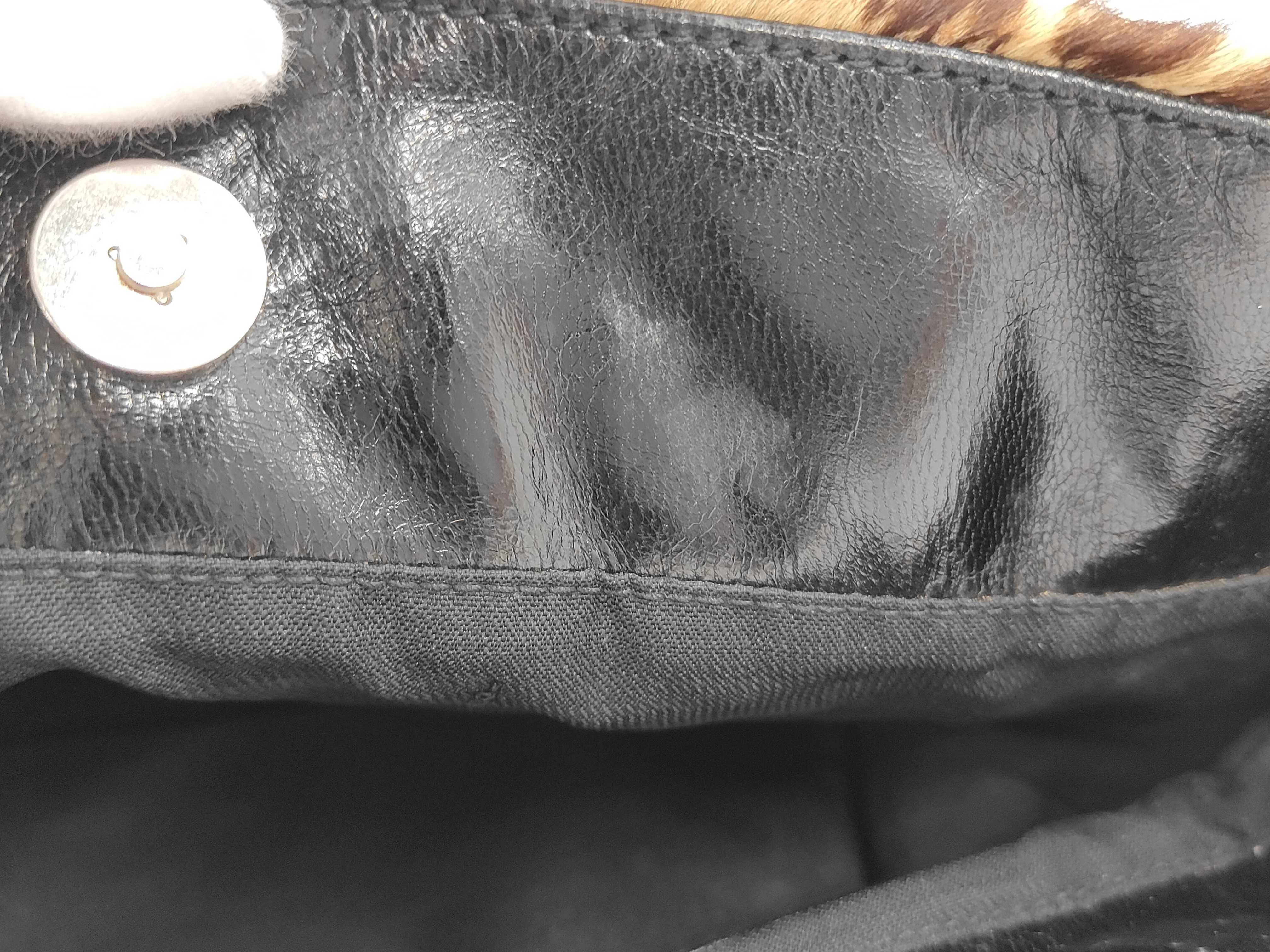 Calfskin Handbag with FF Pattern — view 10