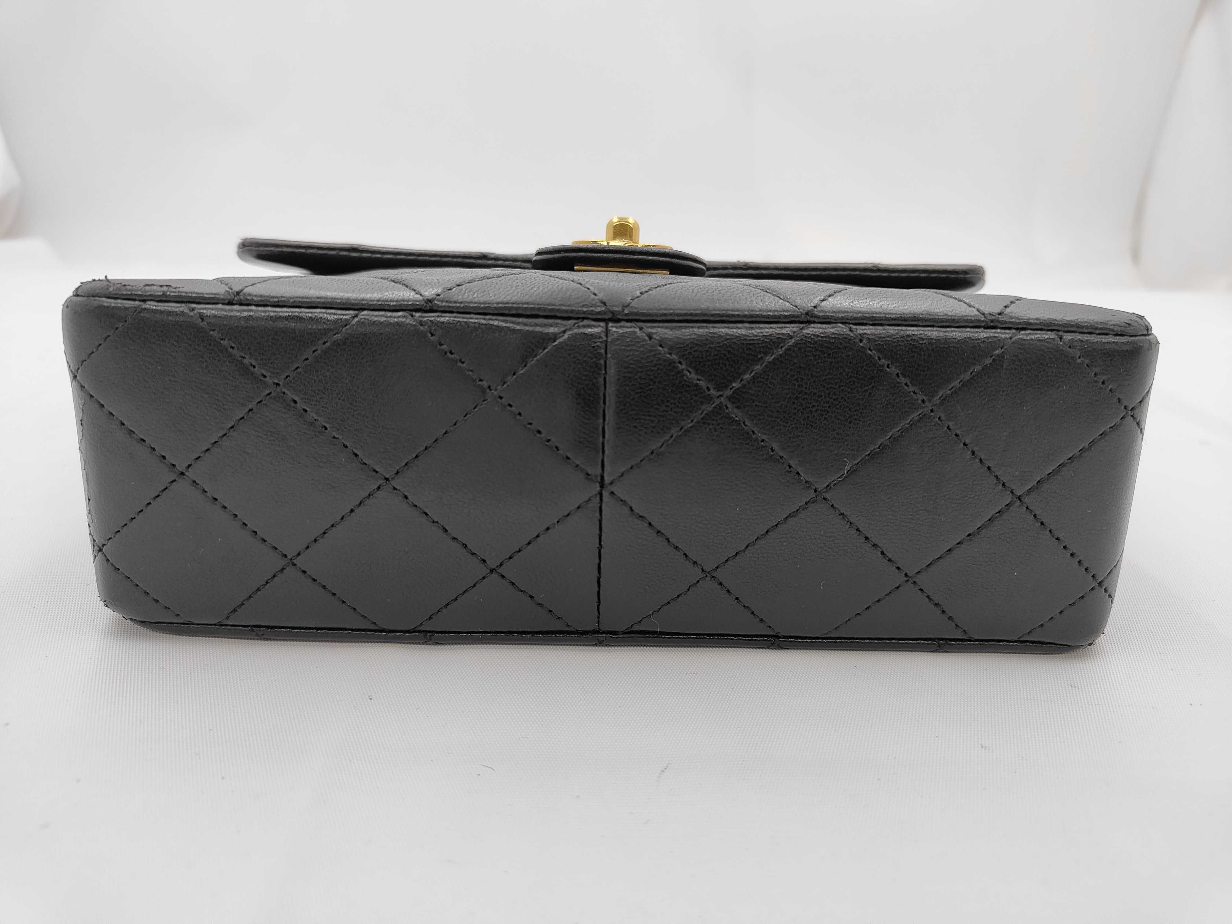Lambskin Mini Matelassé Chain Shoulder Bag (with serial number) — view 5