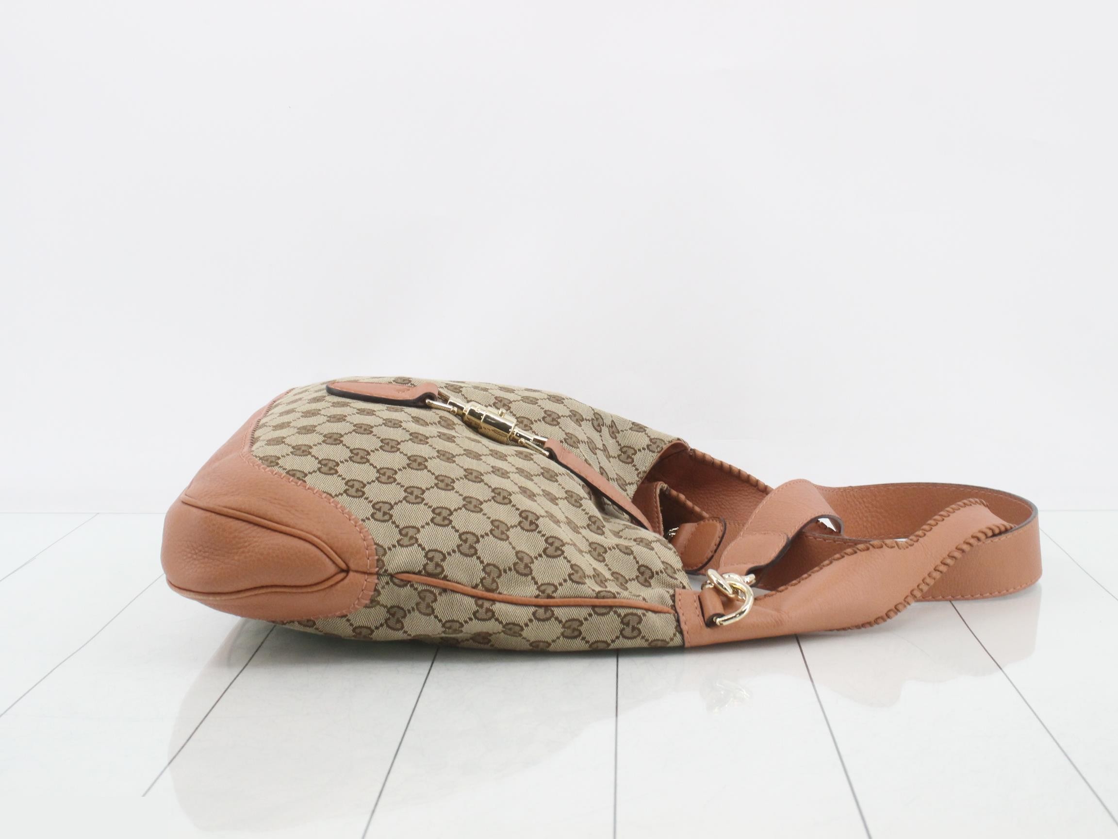 GG Canvas New Jackie Bamboo Shoulder Bag — view 3