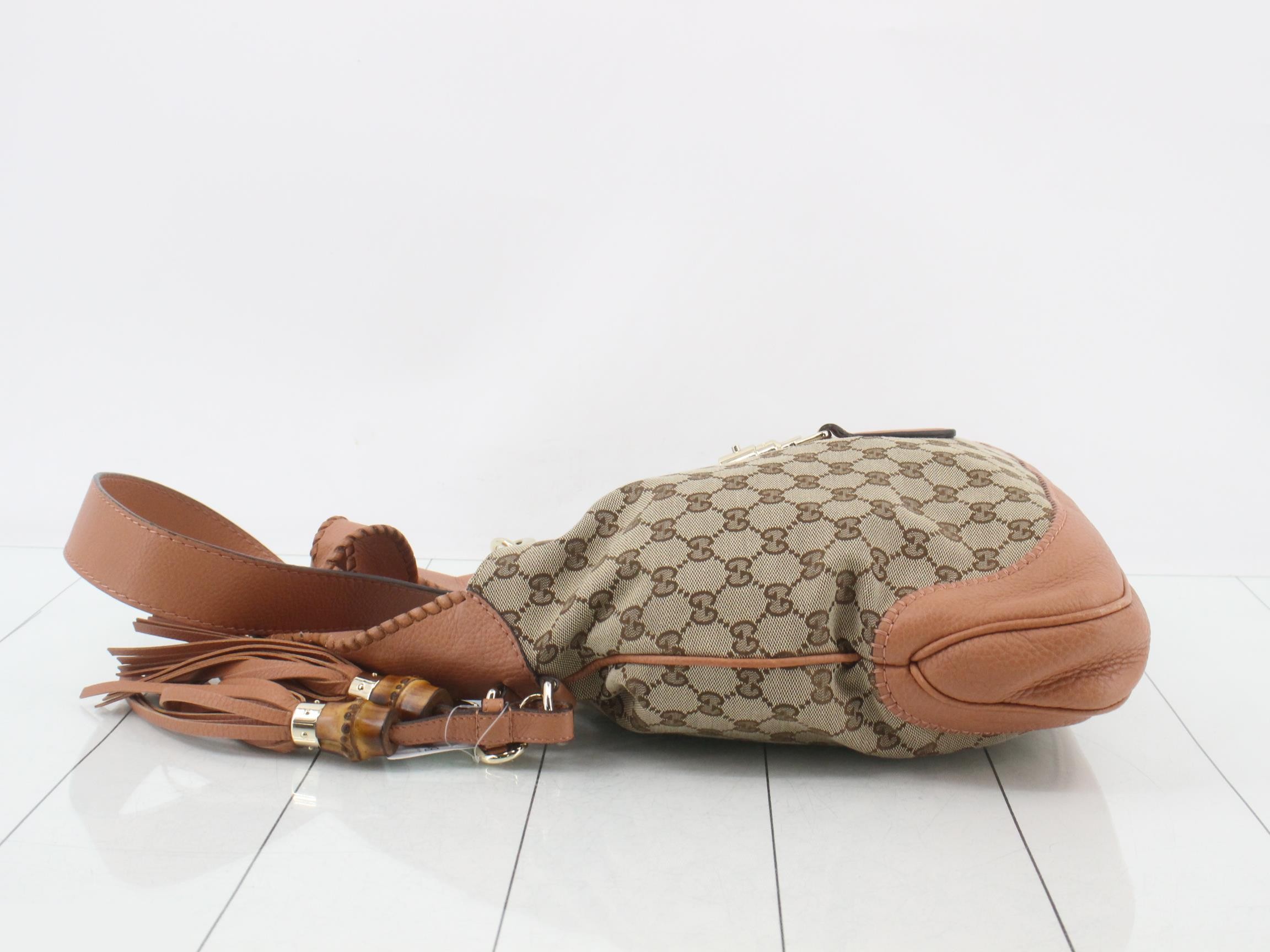 GG Canvas New Jackie Bamboo Shoulder Bag — view 4