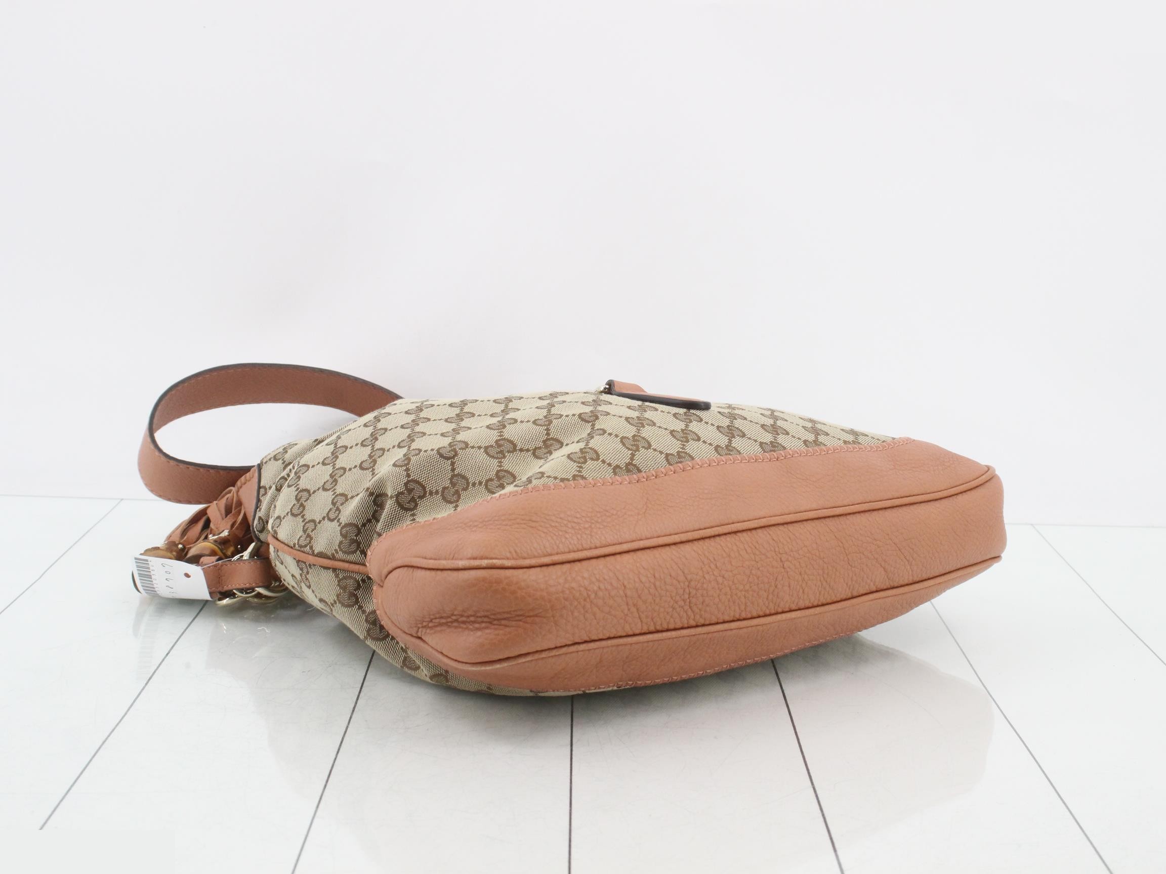 GG Canvas New Jackie Bamboo Shoulder Bag — view 5