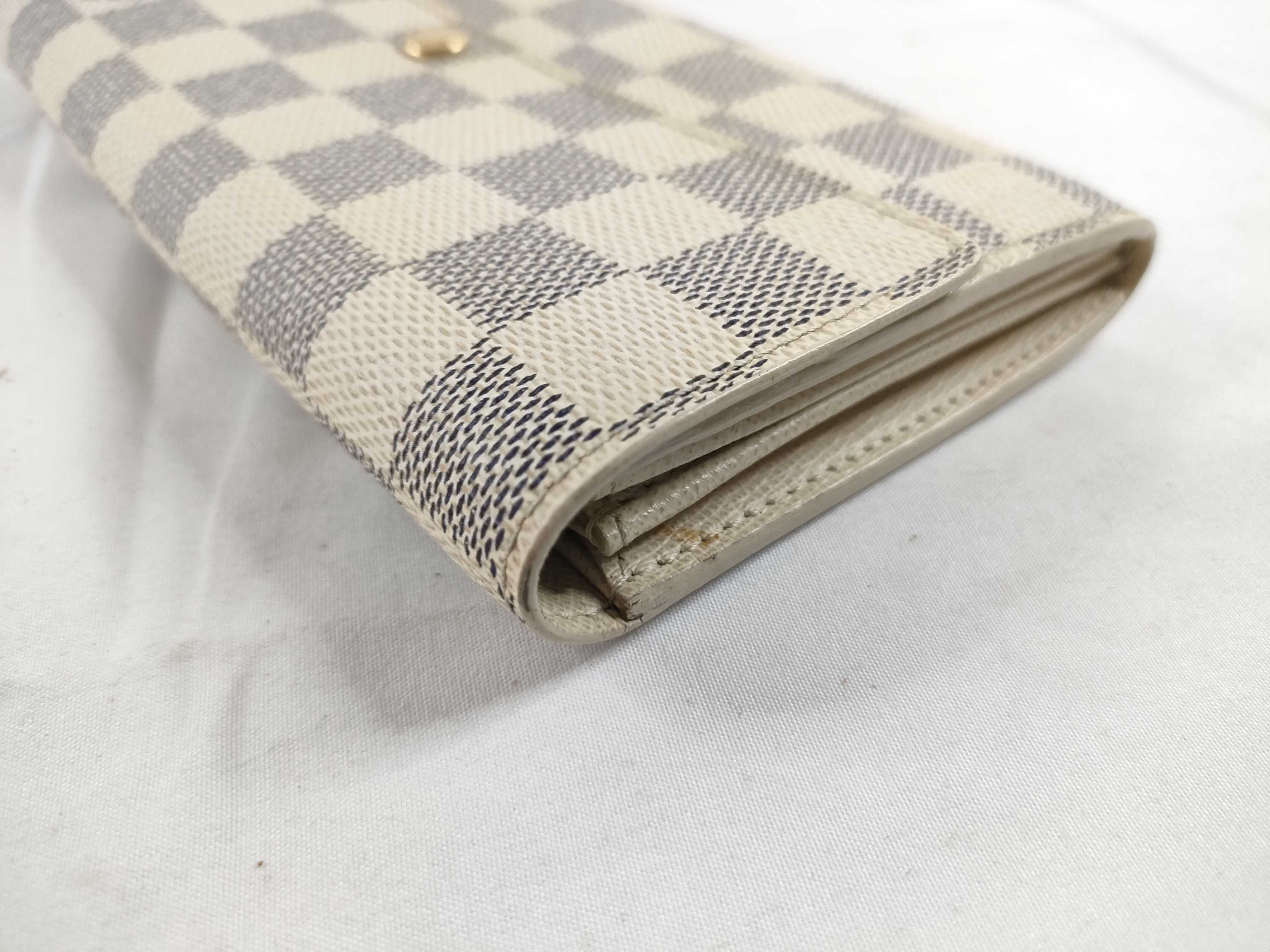 Damier Azur Louis Vuitton Portefeuille Sarah Wallet — view 4