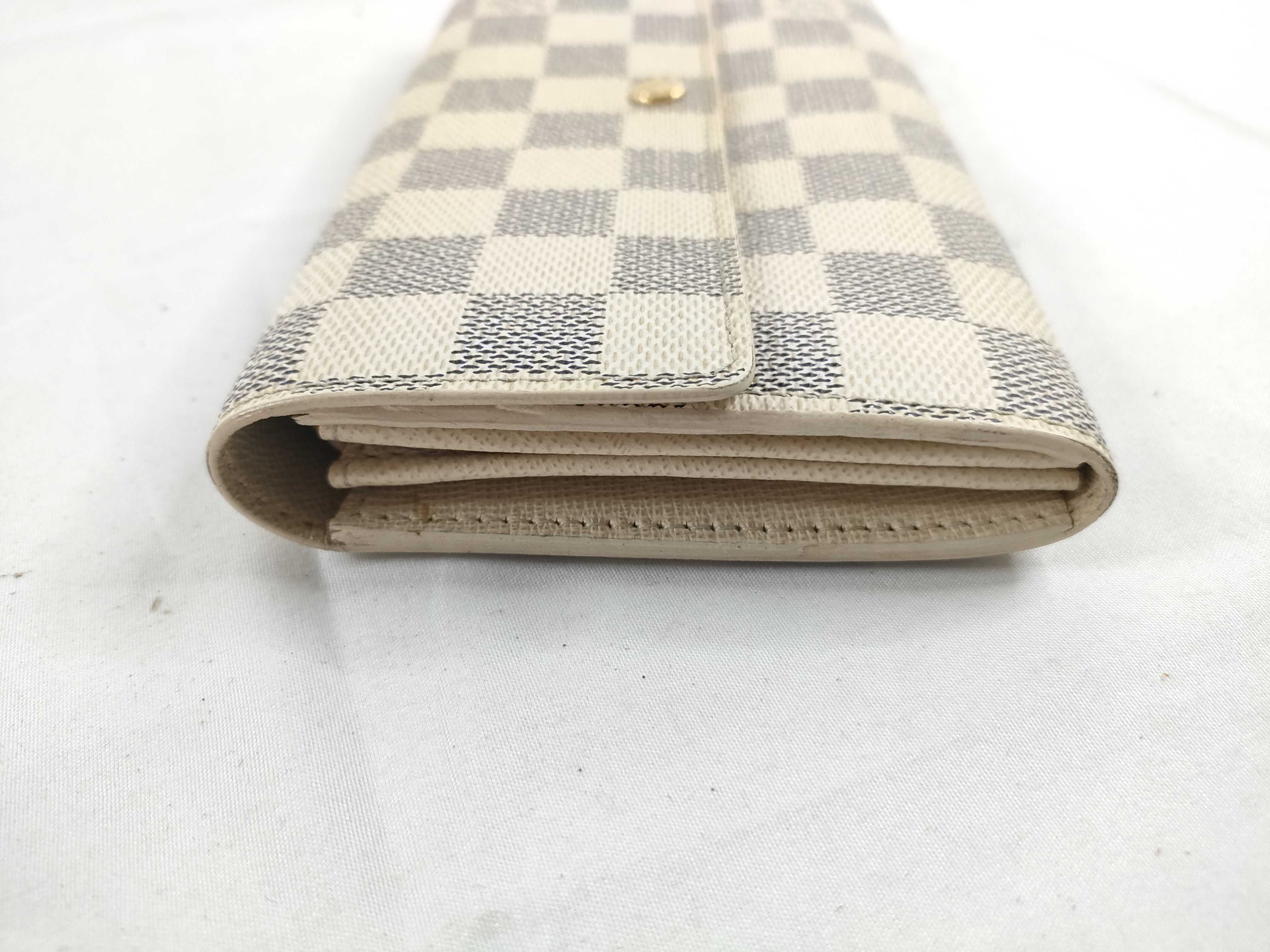 Damier Azur Louis Vuitton Portefeuille Sarah Wallet — view 5
