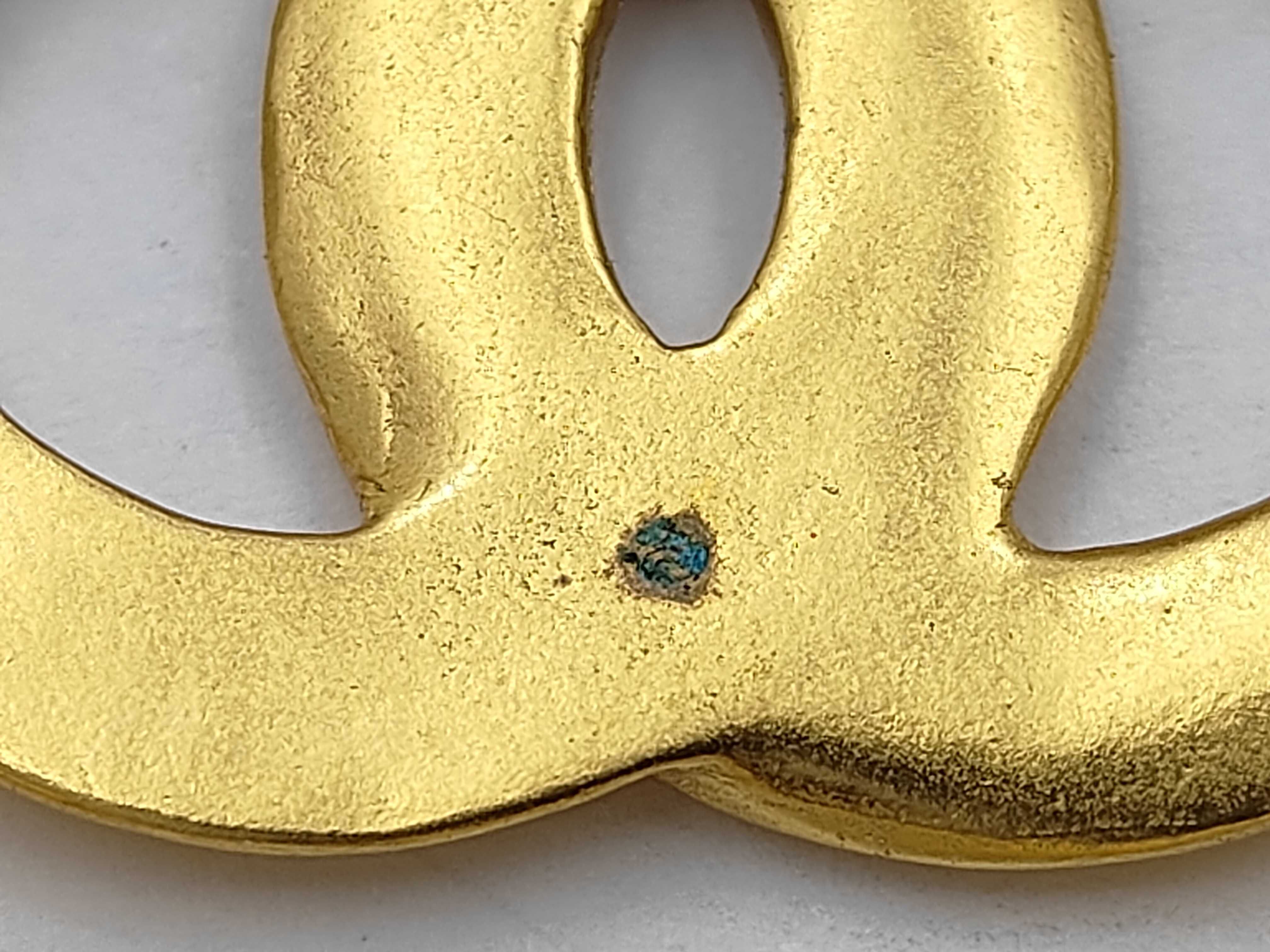 Coco Mark Circle Swing Earrings, GP Gold, 96 Stamped Earrings — view 7