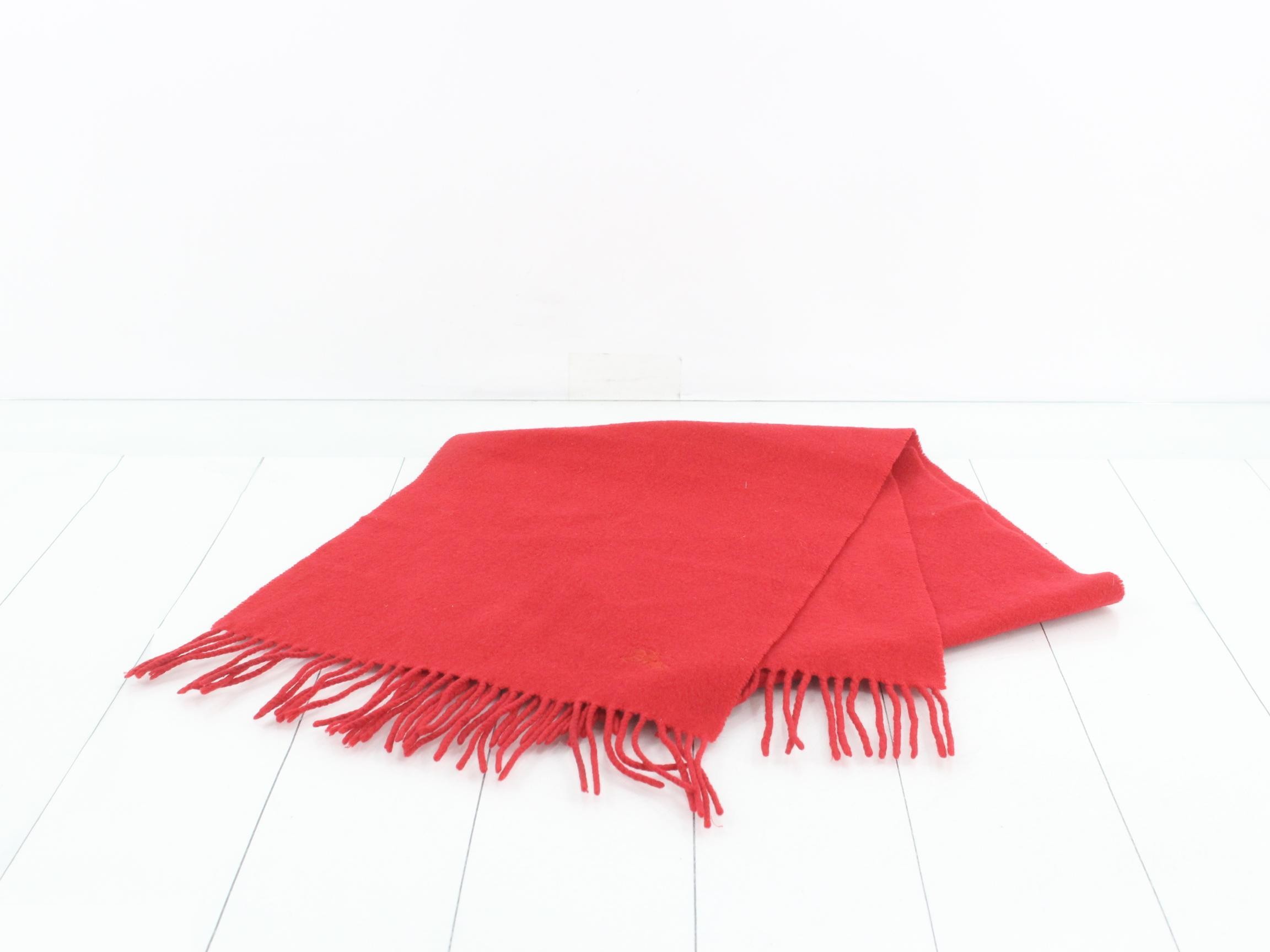Scarf, red, 100% cashmere — view 2