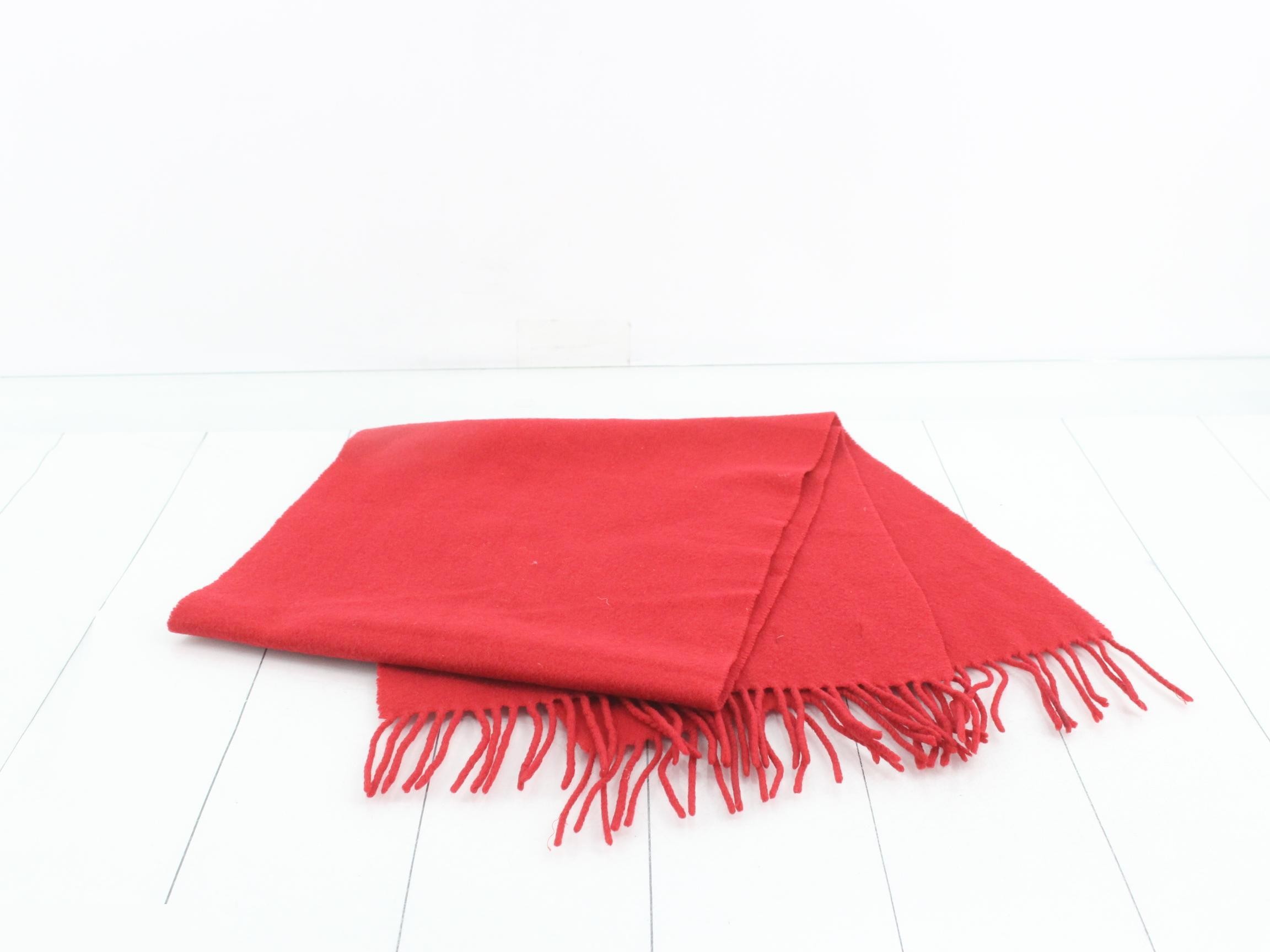 Scarf, red, 100% cashmere — view 3