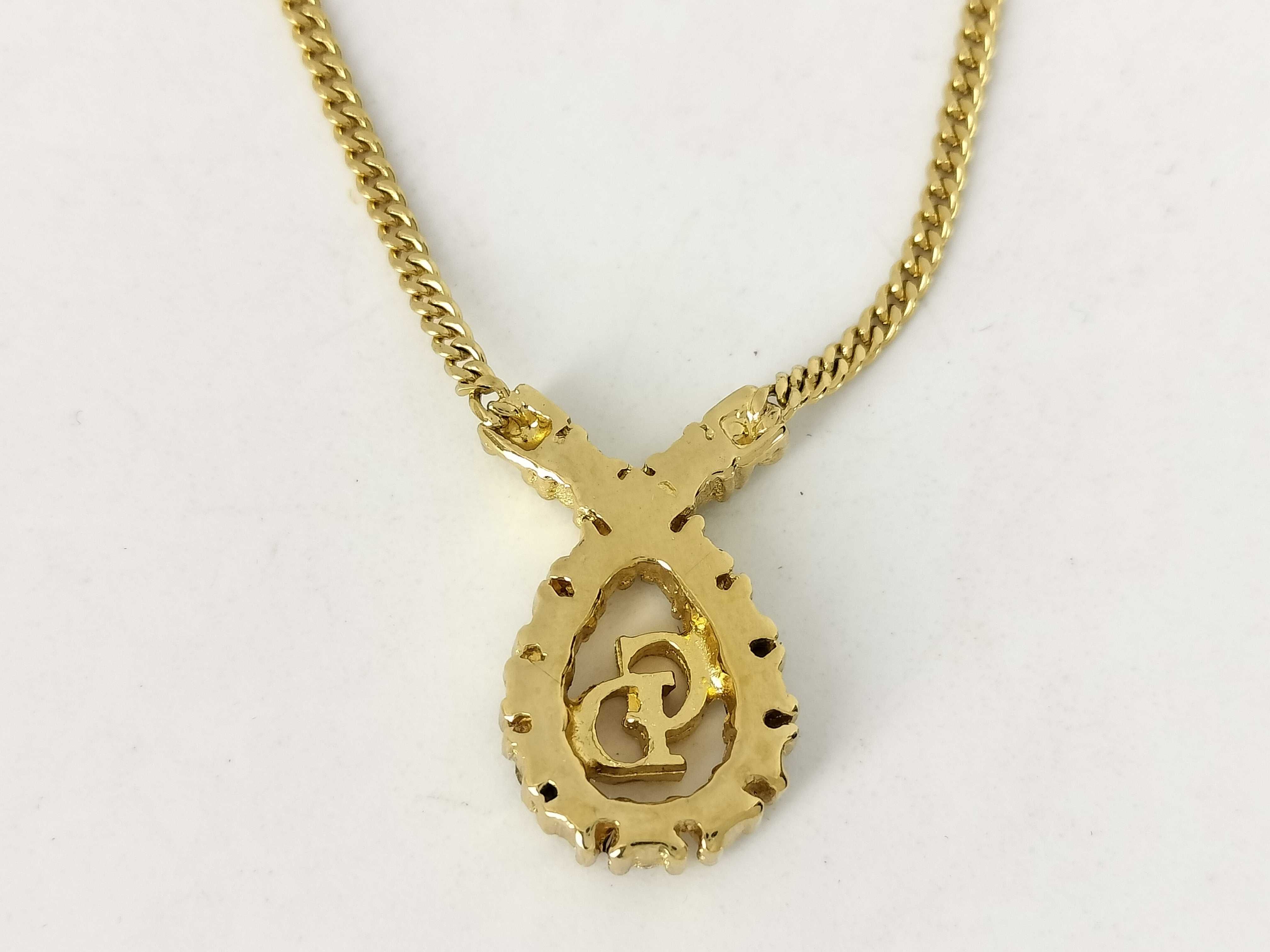 CD Rhinestone Necklace — view 2