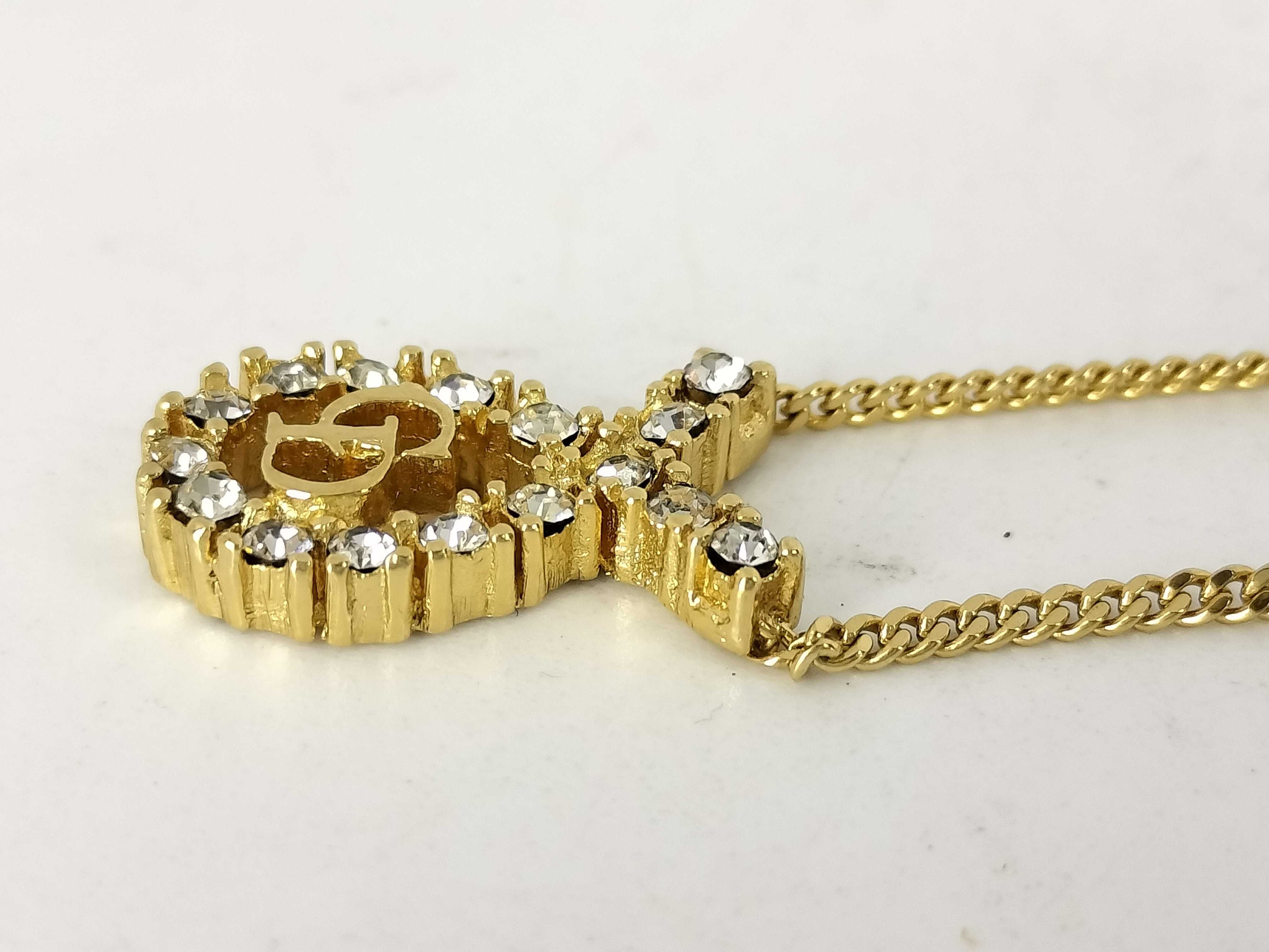 CD Rhinestone Necklace — view 3