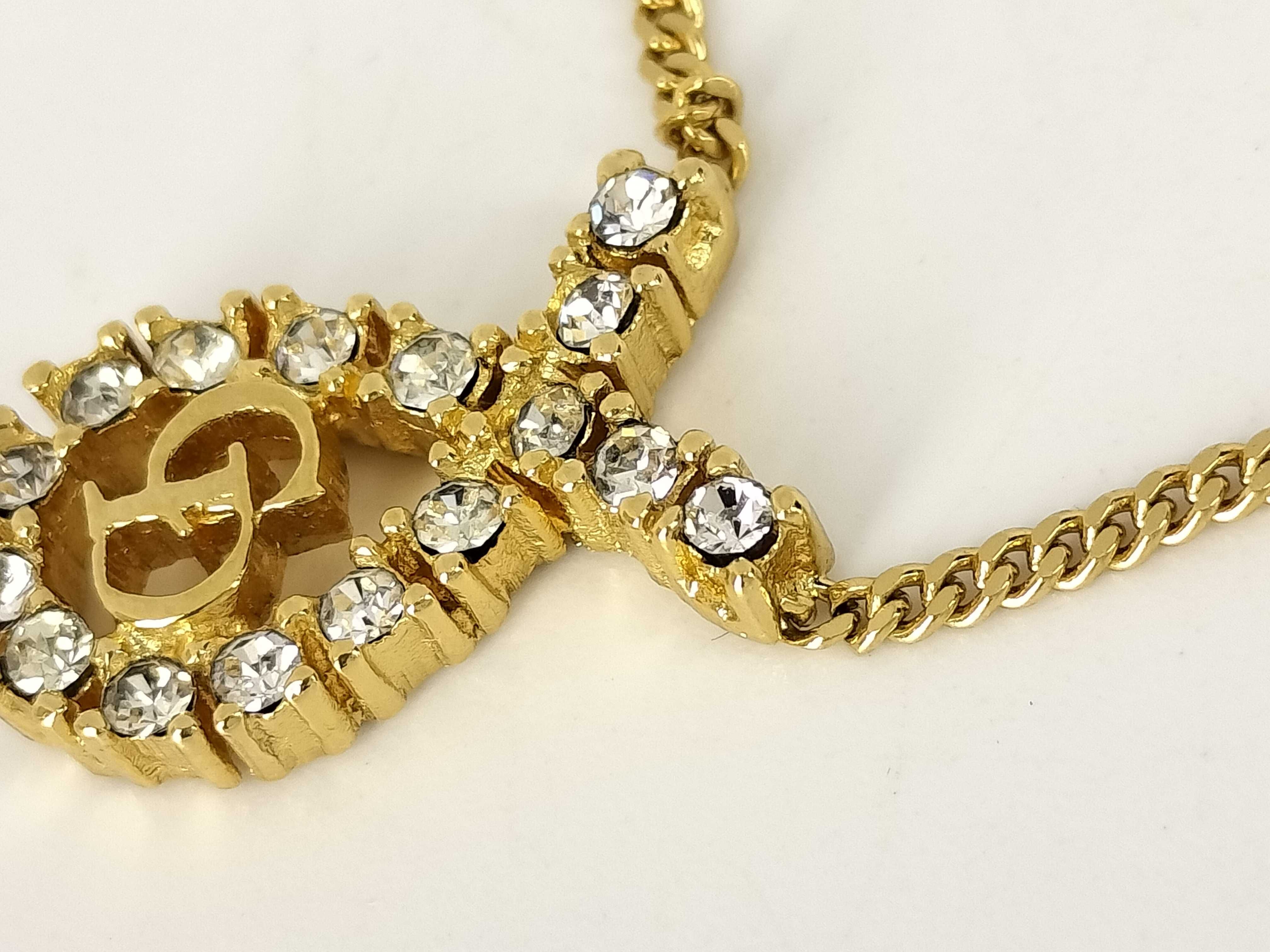 CD Rhinestone Necklace — view 8