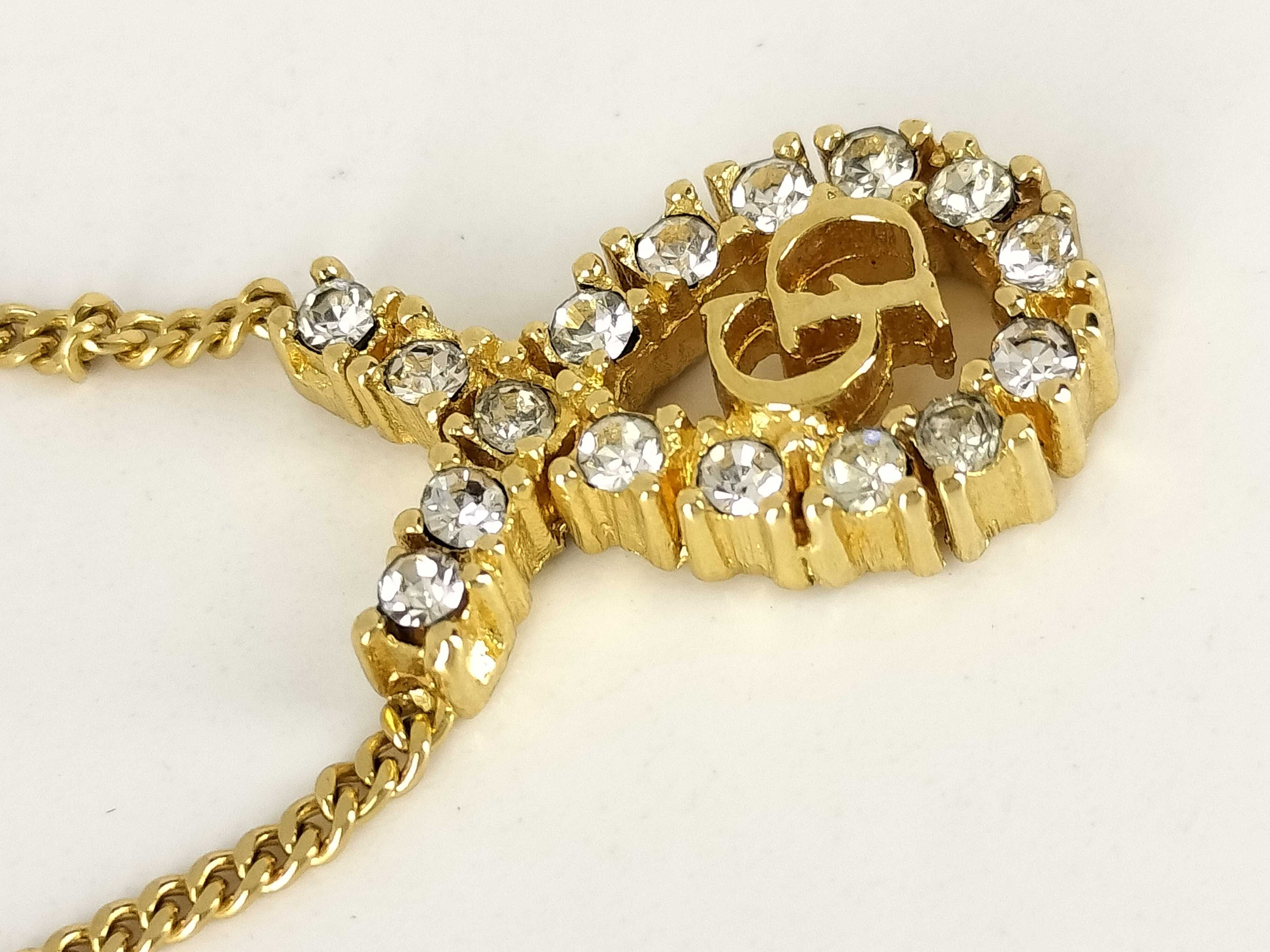 CD Rhinestone Necklace — view 9