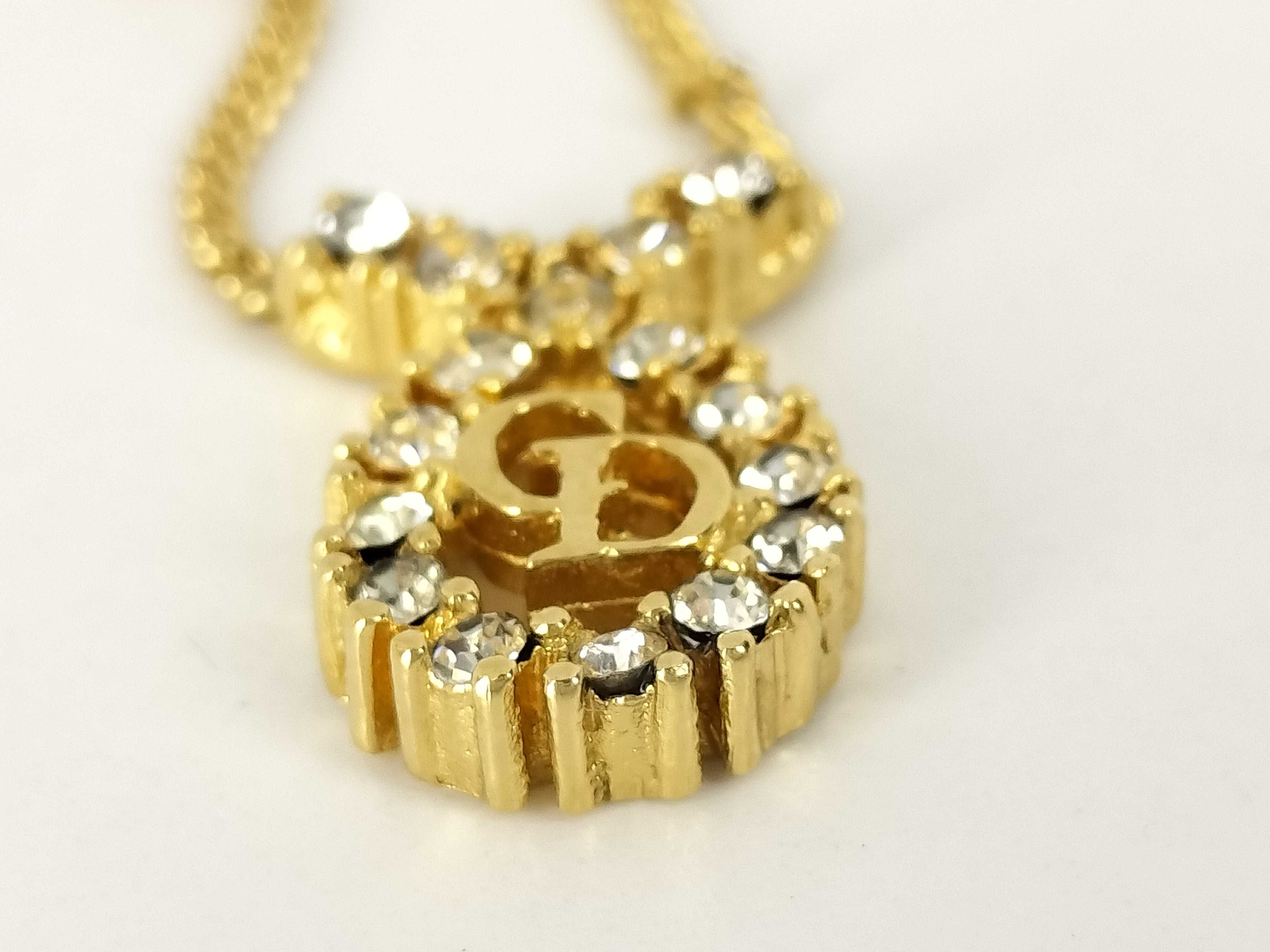 CD Rhinestone Necklace — view 10