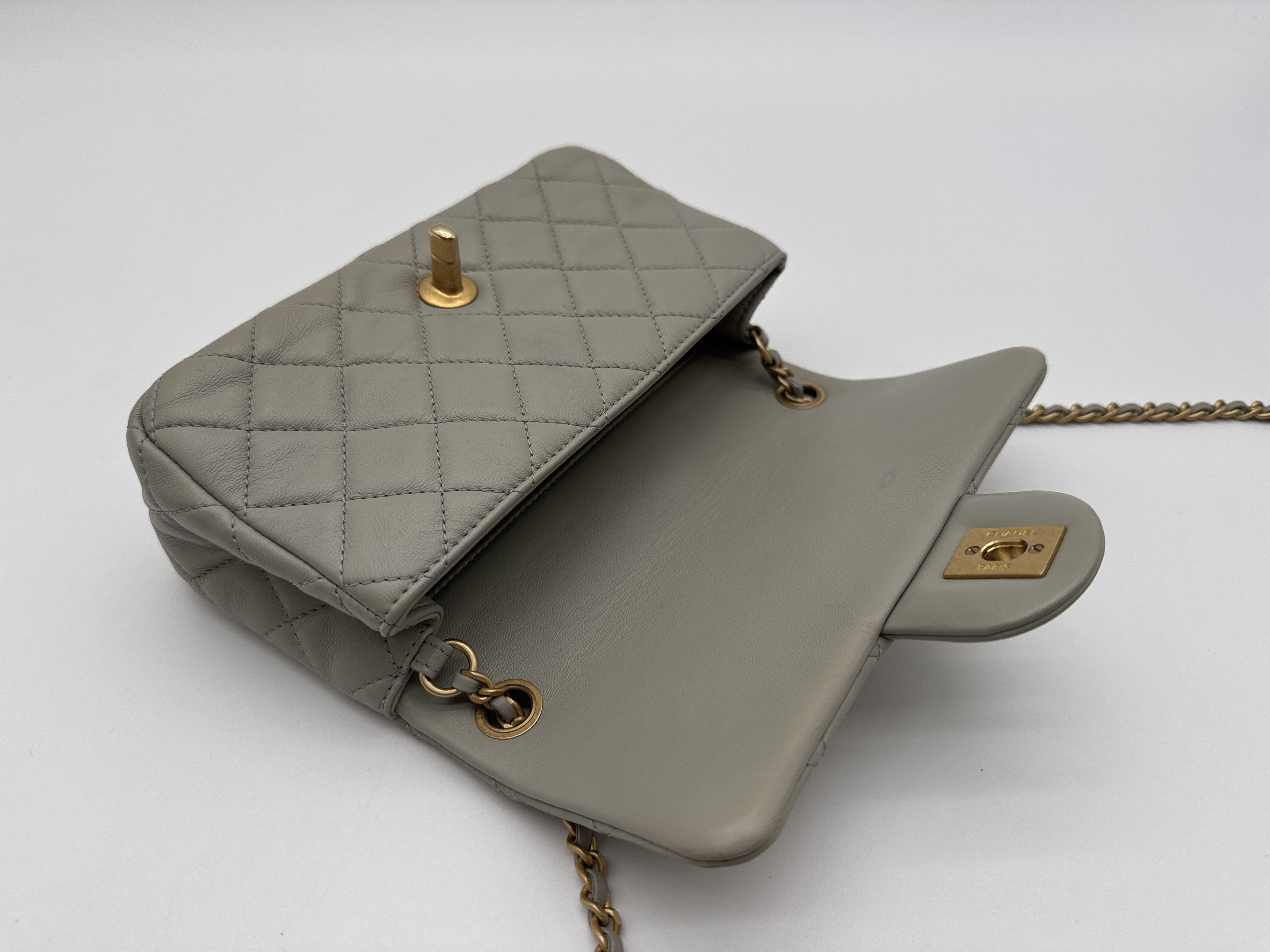 Lambskin Mini Matelassé Shoulder Bag — view 10