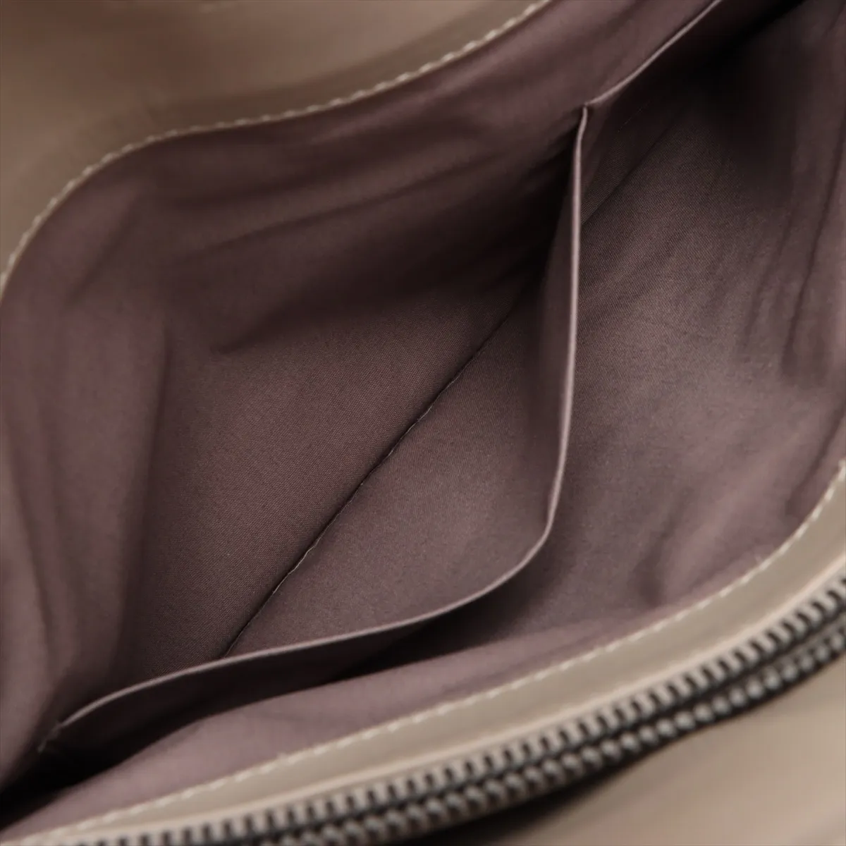 Intrecciato Leather Business Bag Gray — view 10
