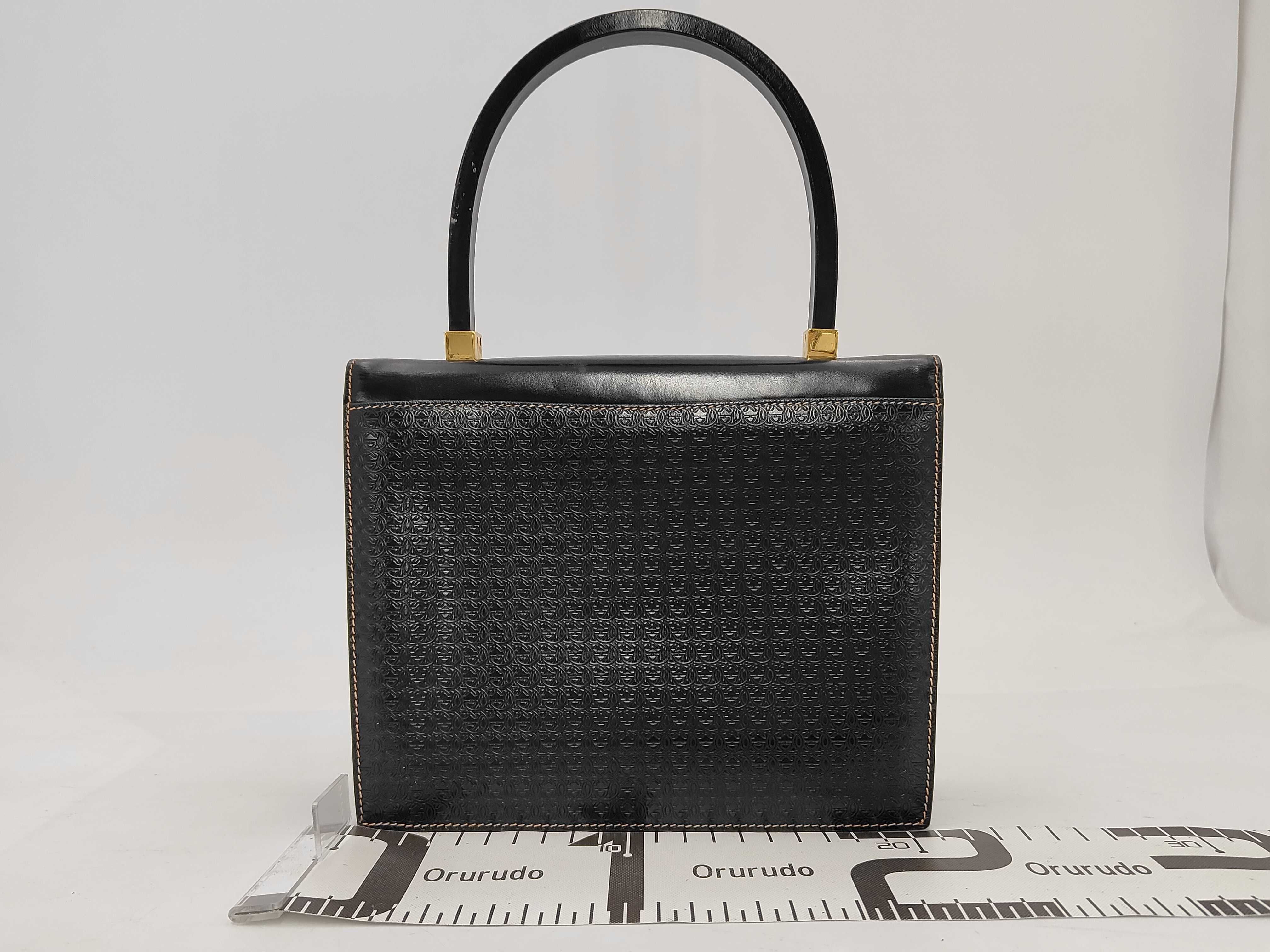 GG 000 46 0096 Handbag GG Enamel Turnlock Black Handbag — view 2