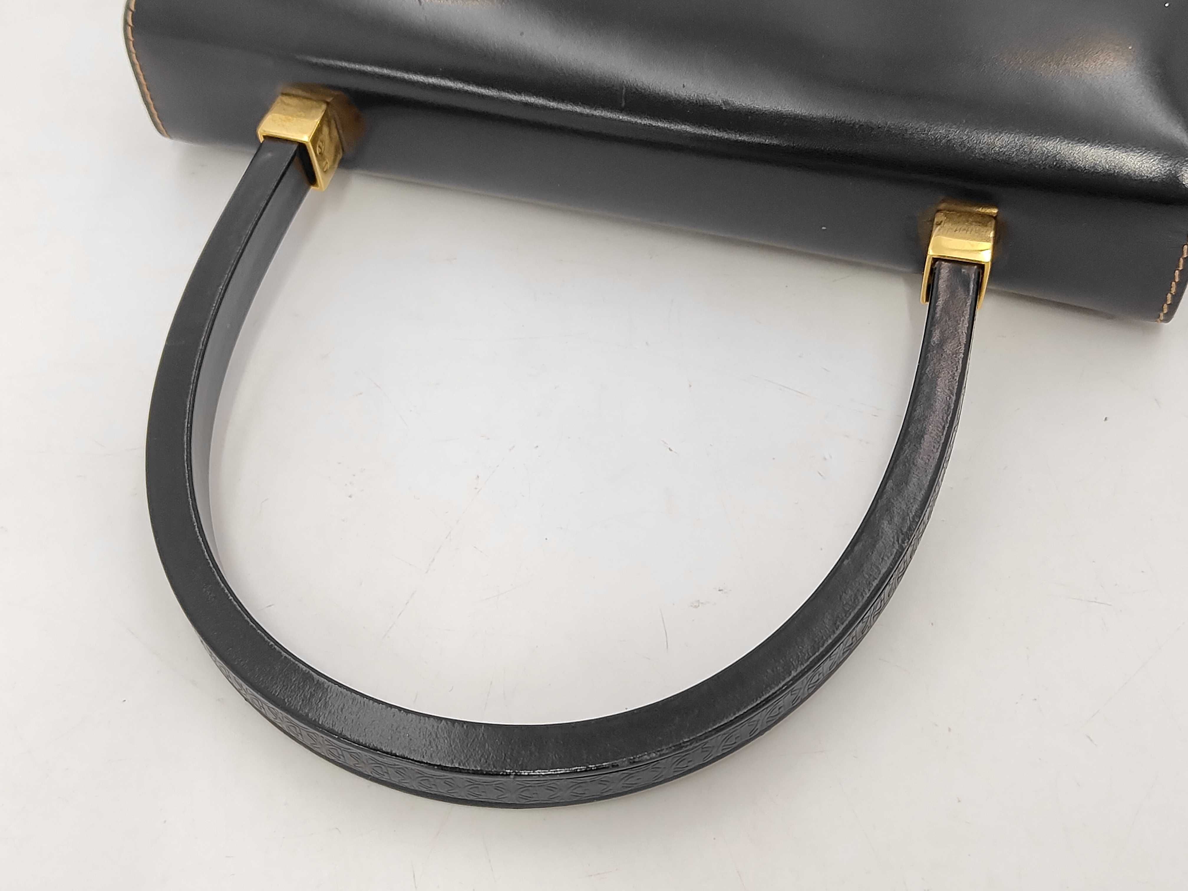 GG 000 46 0096 Handbag GG Enamel Turnlock Black Handbag — view 3