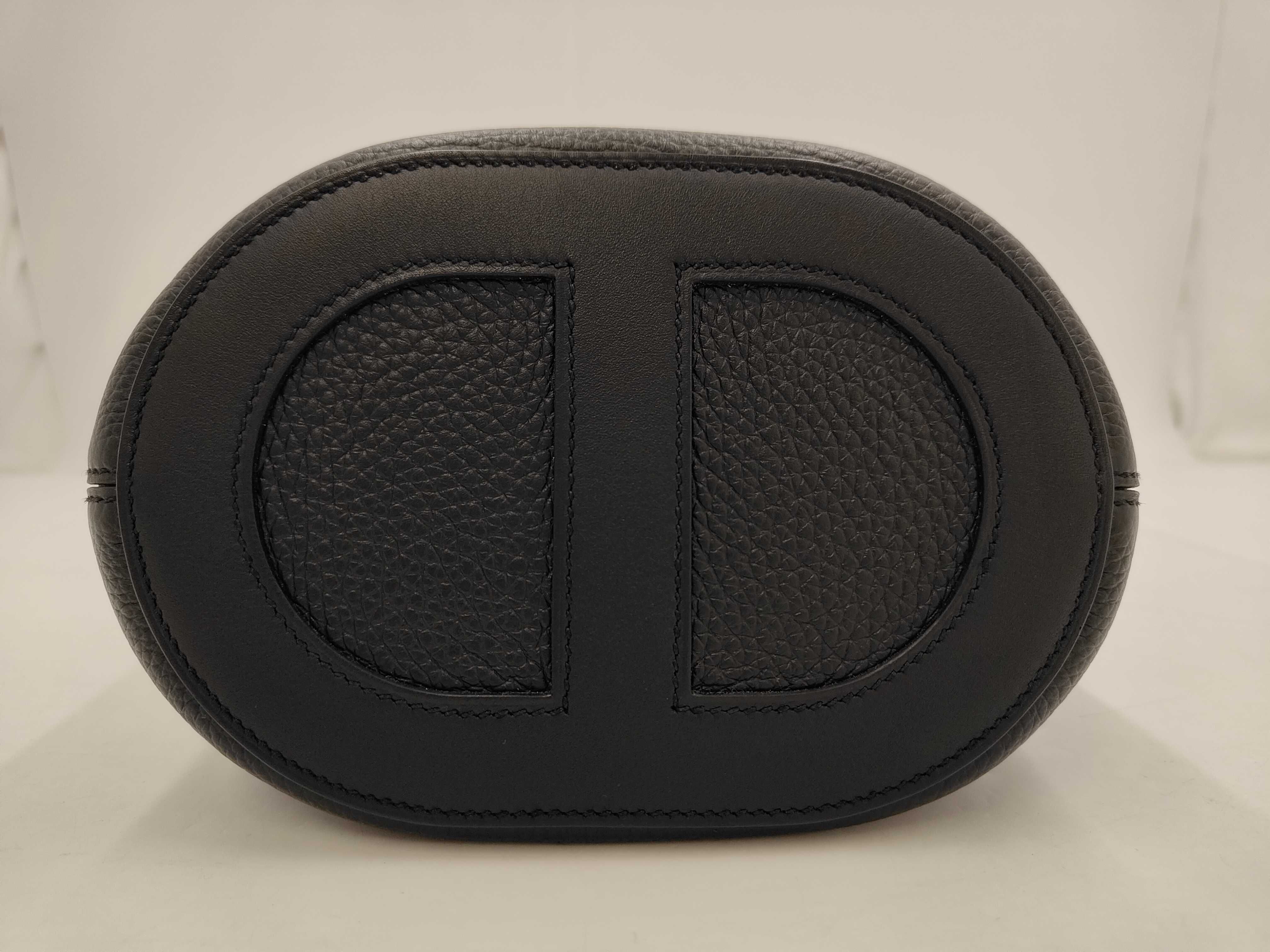 In the Loop 18 Taurillon Clemence Black SS B Stamp Handbag — view 3