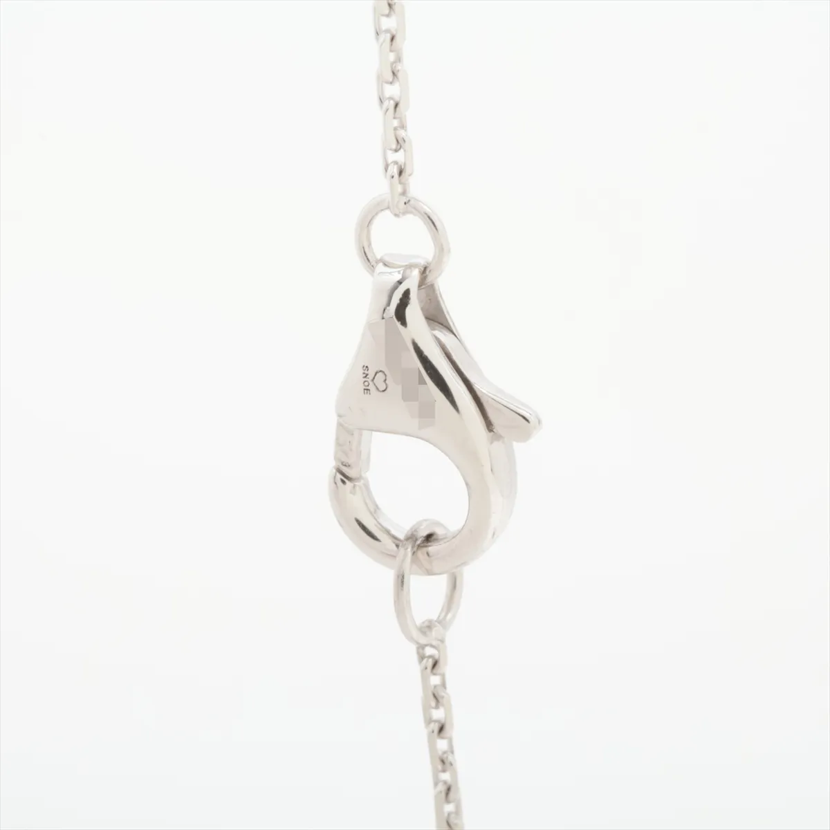 Trinity Diamond Necklace 750(WG)×Pd950×Ceramic 6.0g SD4853 Top scratch — view 3