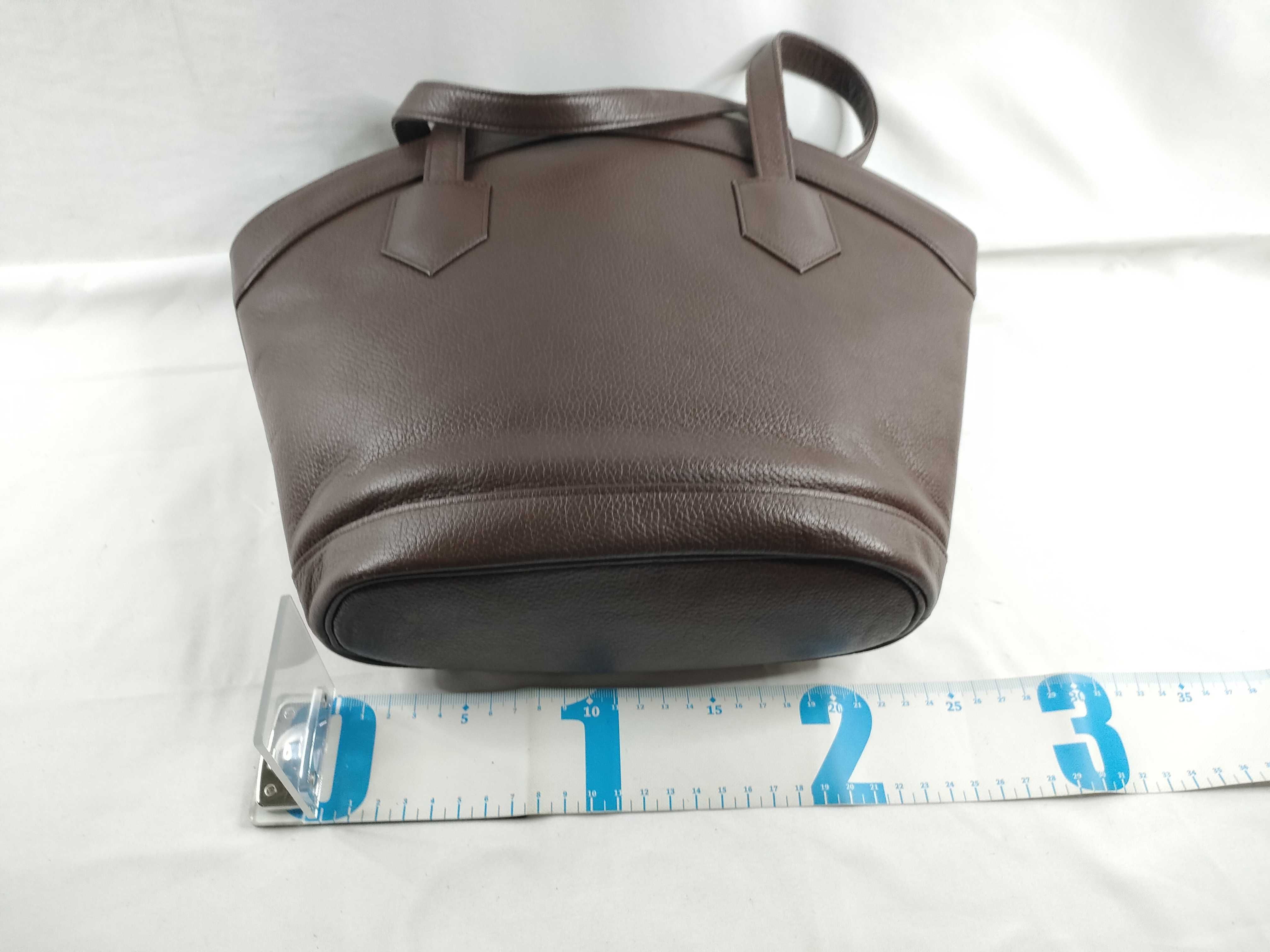 (YSL) handbag, brown, vintage style. — view 2