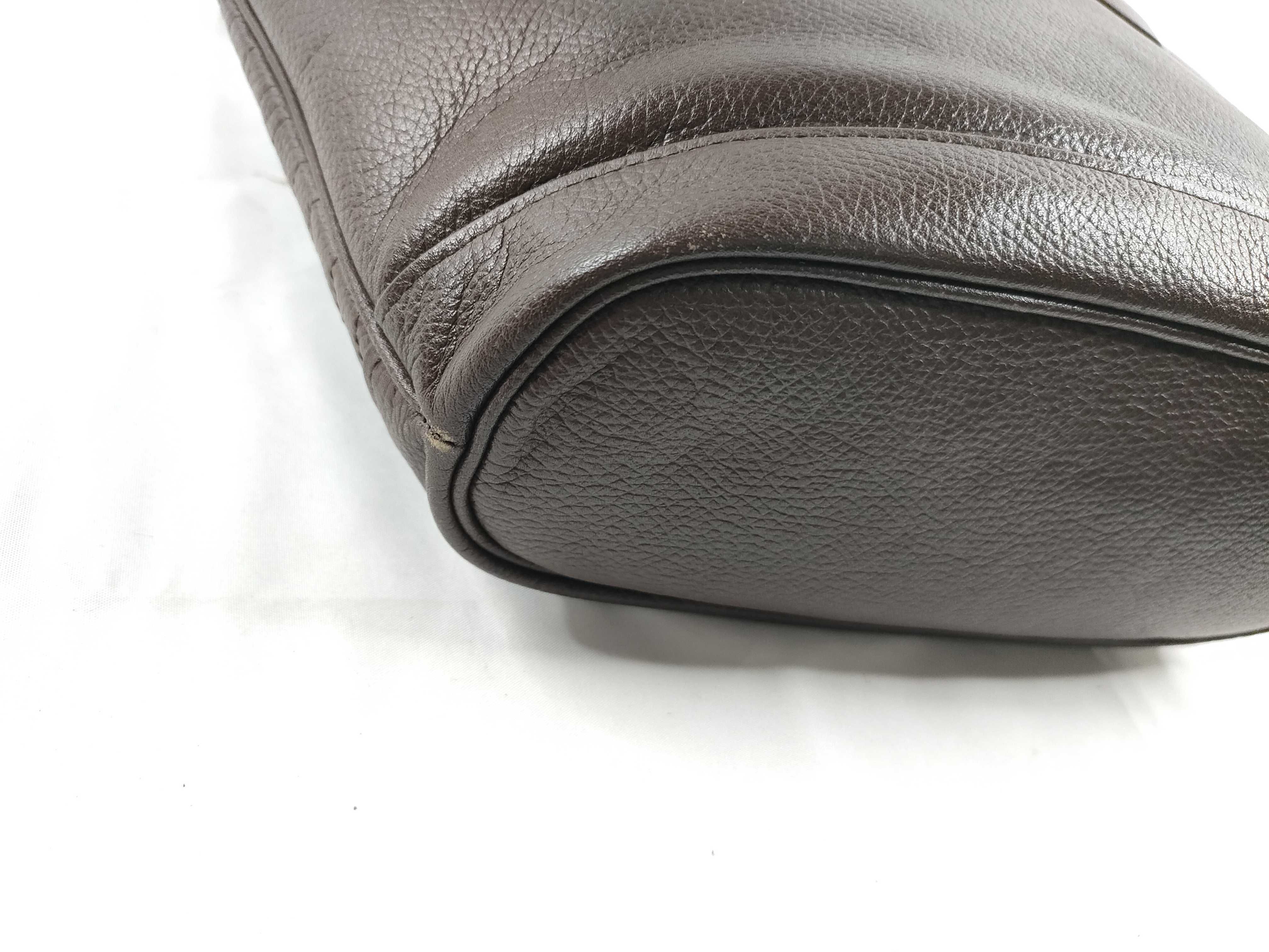 (YSL) handbag, brown, vintage style. — view 3