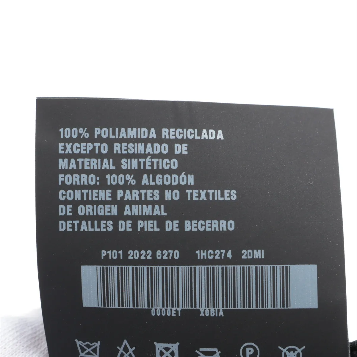 1HC274 Re Nylon Cap, Size M, Polyamide, Black. — view 6