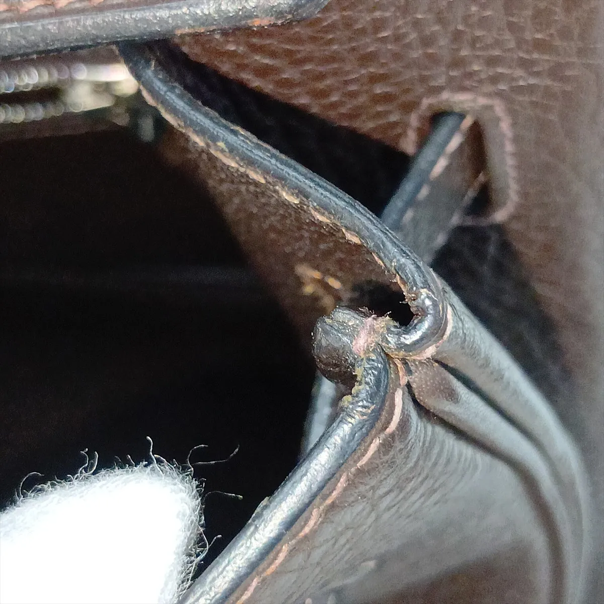 [Individually packaged] Hermes Birkin 35 Letournée Taurillon Clemence Chocolate Silver Hardware G: 2003 Padlock unlocking malfunction — view 14