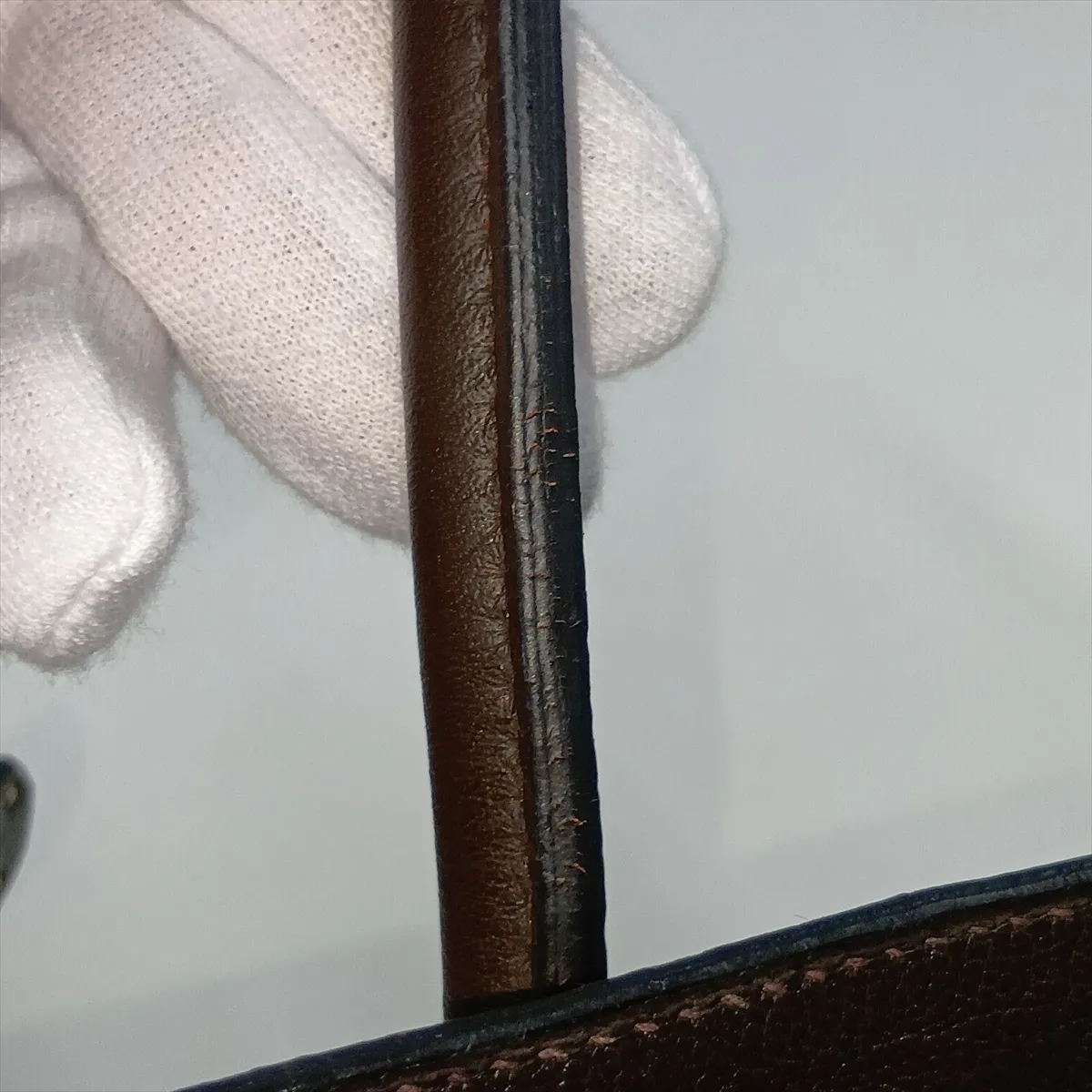 [Individually packaged] Hermes Birkin 35 Letournée Taurillon Clemence Chocolate Silver Hardware G: 2003 Padlock unlocking malfunction — view 15