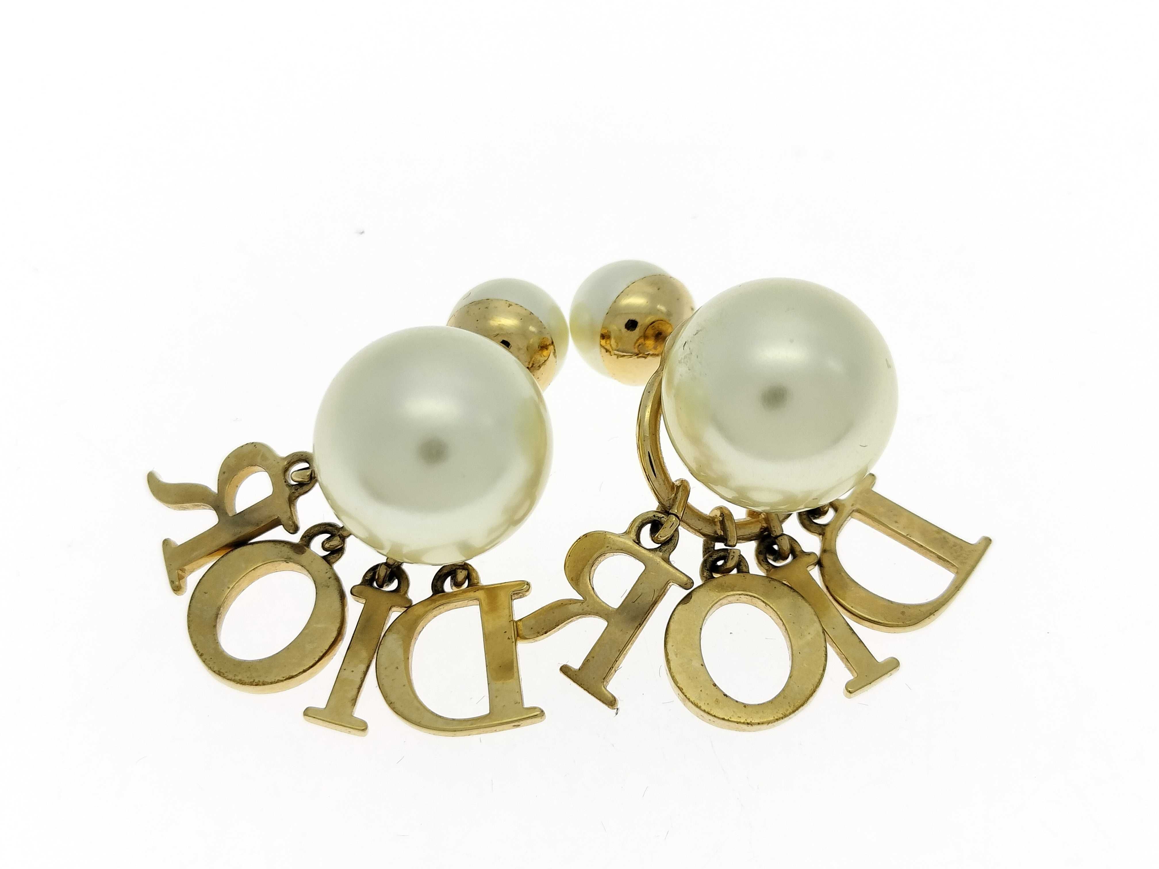 pearl earrings — view 2