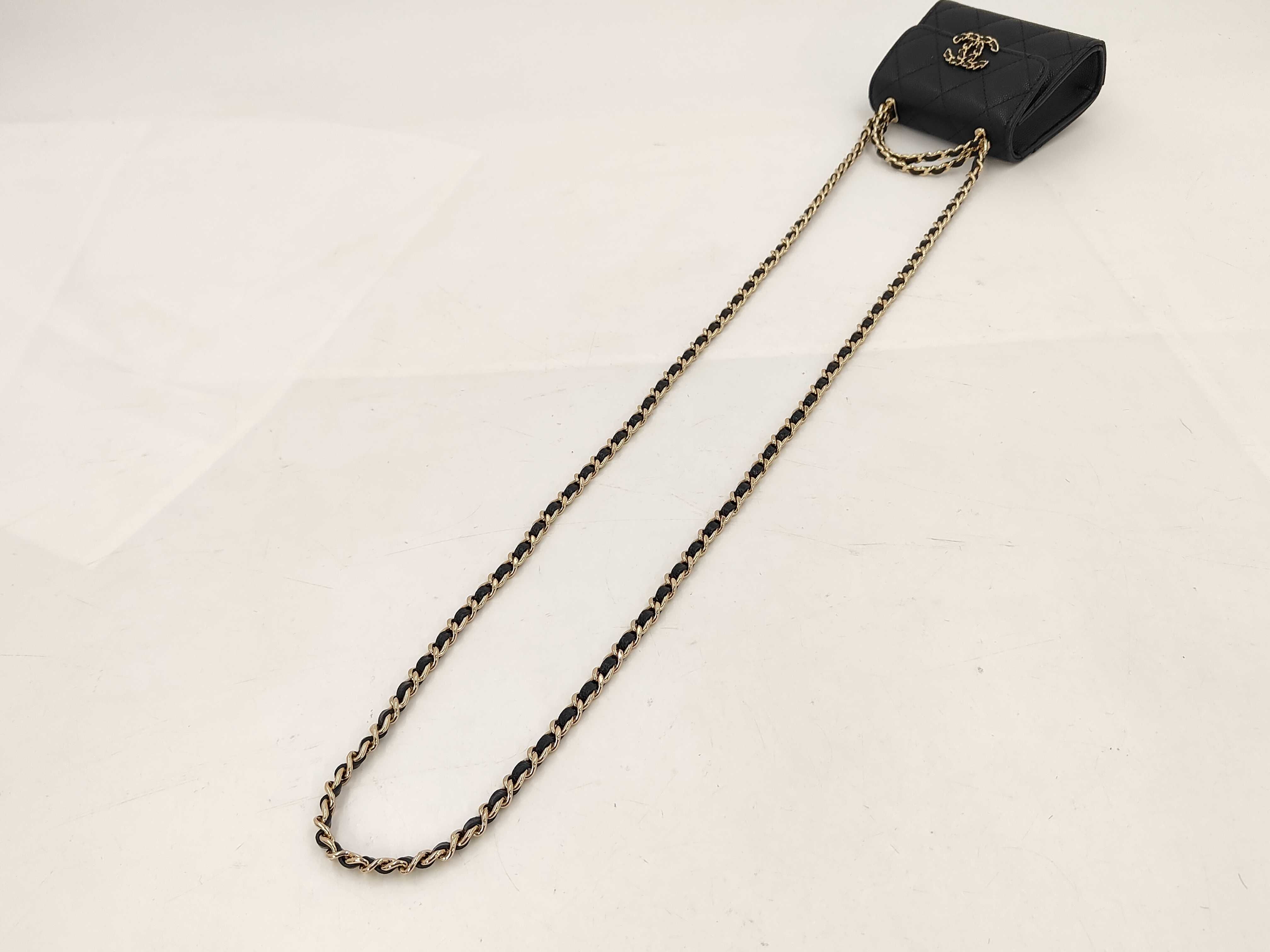 Caviar Skin Coco Handle Shoulder Bag — view 3