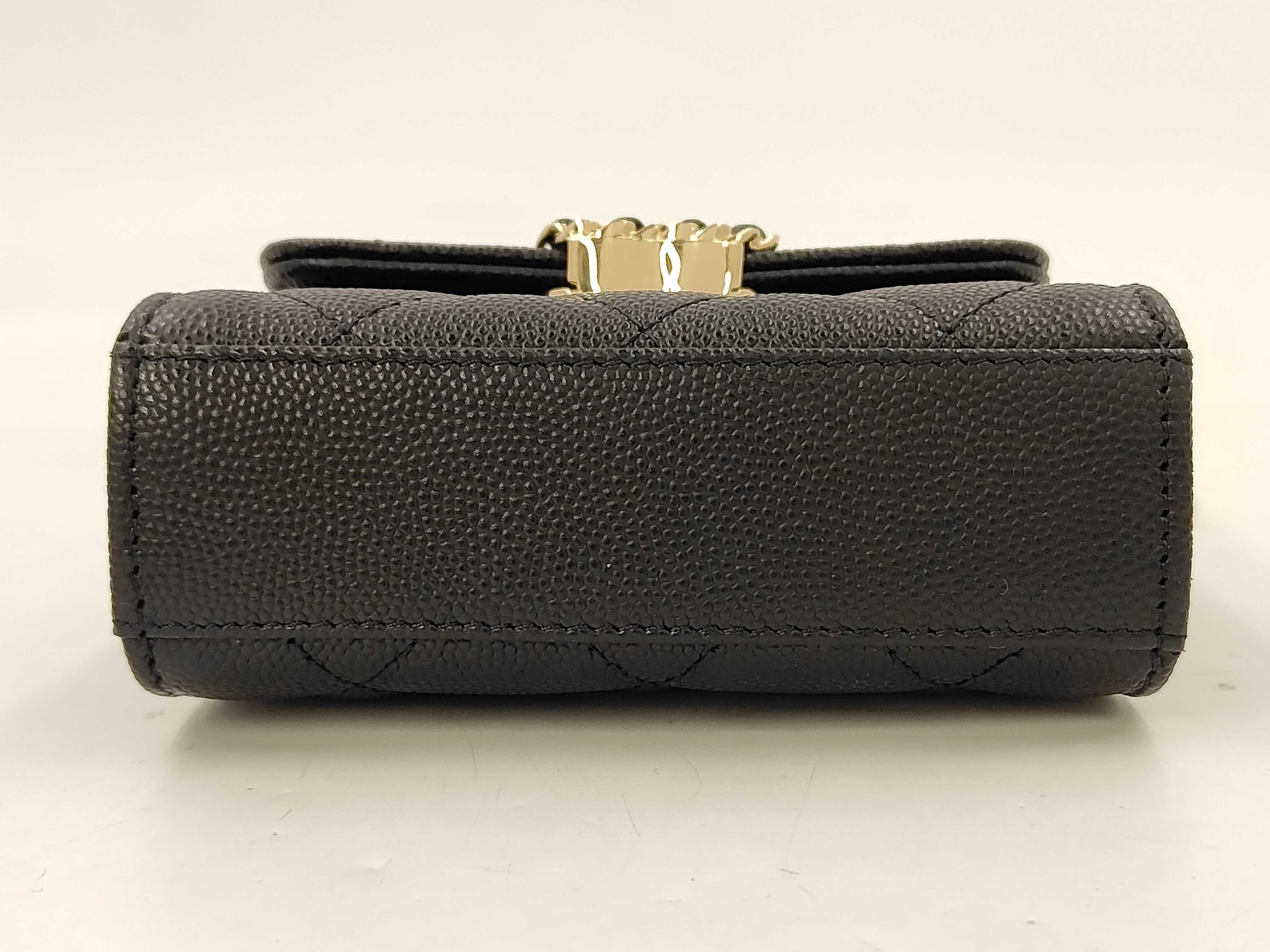 Caviar Skin Coco Handle Shoulder Bag — view 6