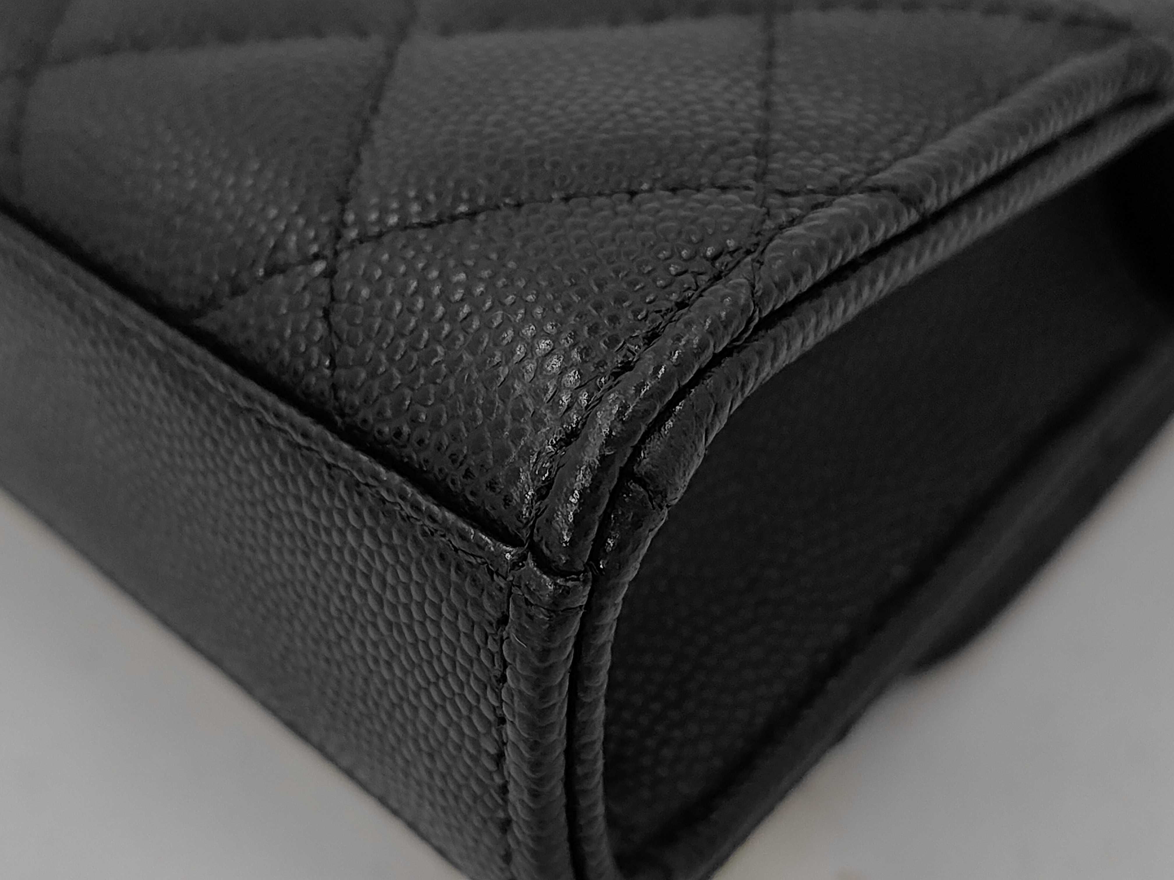 Caviar Skin Coco Handle Shoulder Bag — view 7