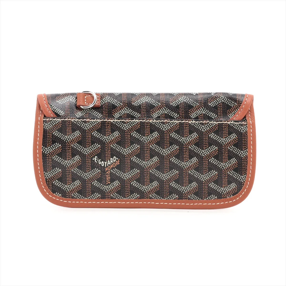 Saint Louis PM PVC x Leather Pouch, Brown (Pouch only) — view 2
