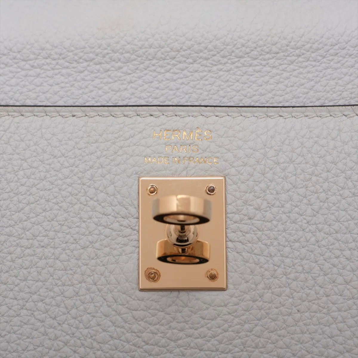 [Individually packaged] Hermes Kelly 25 Retourne Togo Gris Platinum Gold Hardware W: 2024 — view 11