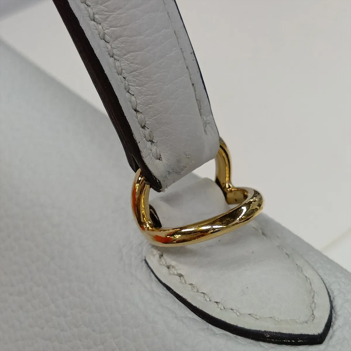 [Individually packaged] Hermes Kelly 25 Retourne Togo Gris Platinum Gold Hardware W: 2024 — view 14