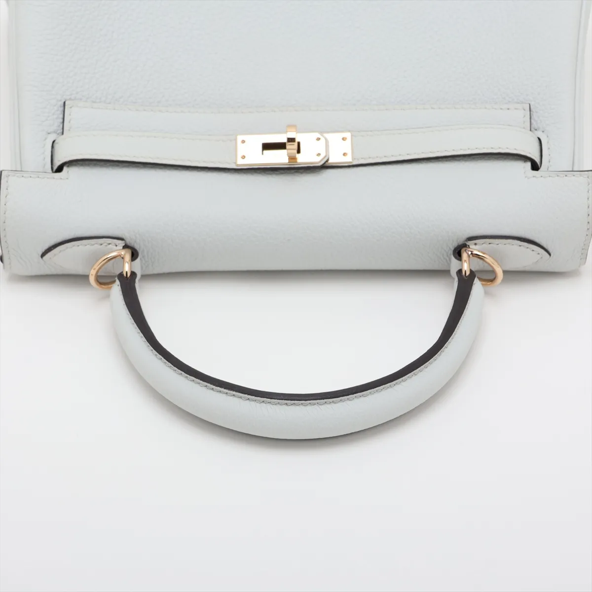[Individually packaged] Hermes Kelly 25 Retourne Togo Gris Platinum Gold Hardware W: 2024 — view 5