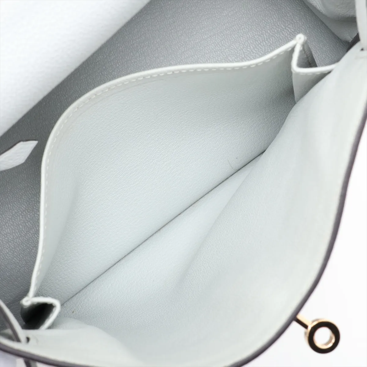 [Individually packaged] Hermes Kelly 25 Retourne Togo Gris Platinum Gold Hardware W: 2024 — view 10