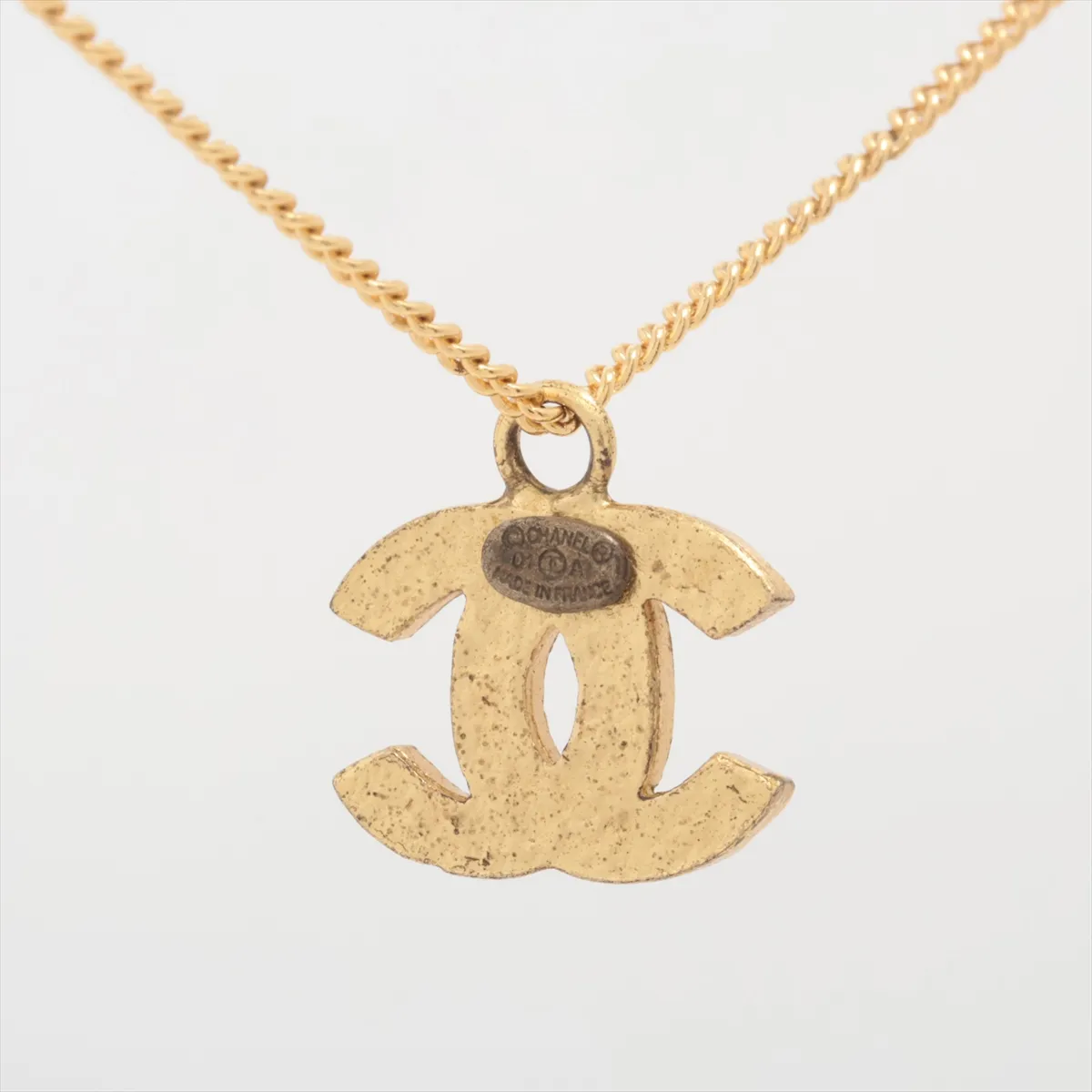 Cocomark 01A Necklace GP x Rhinestone Gold x Black — view 2