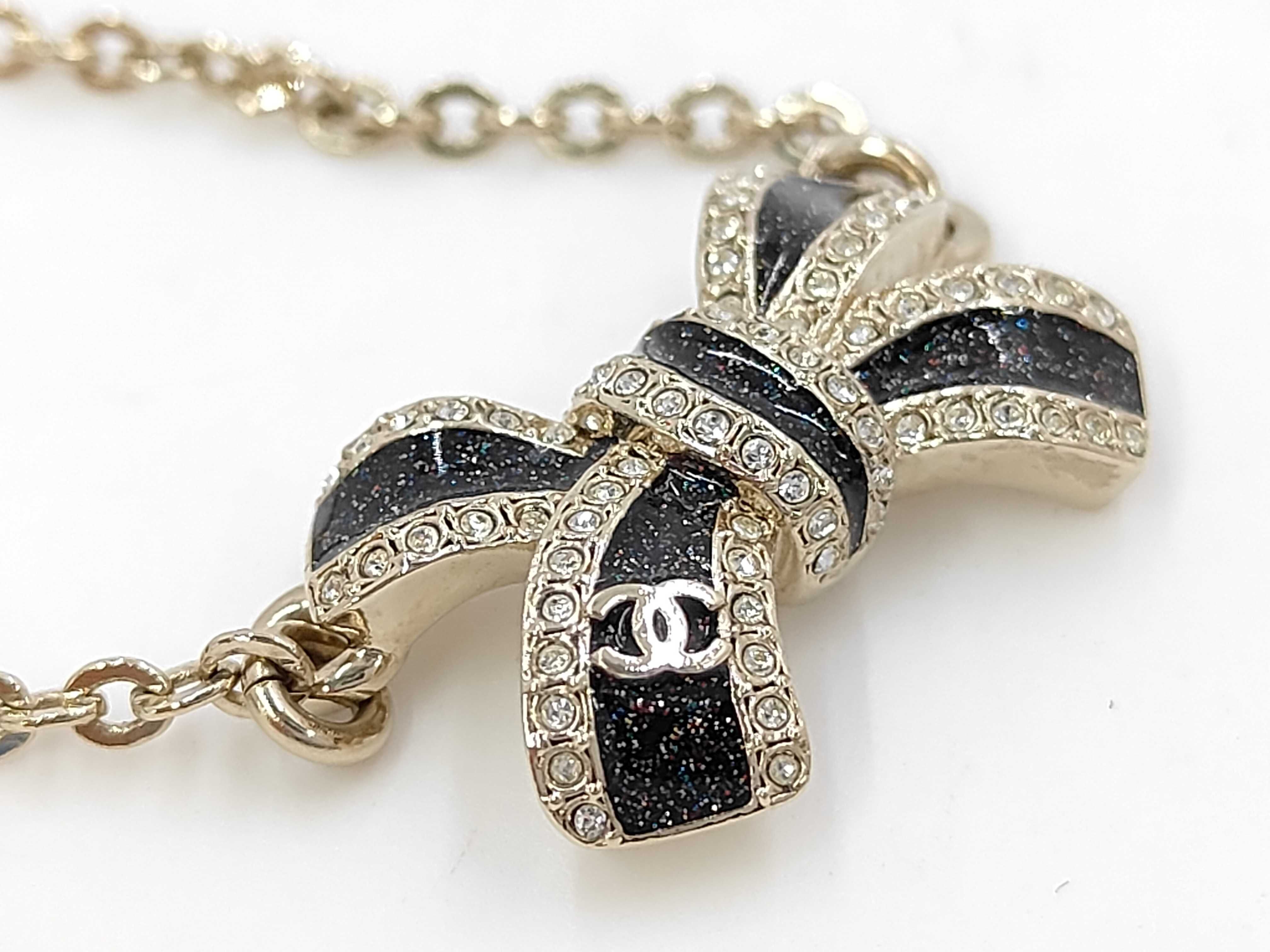 Metal x Strass Coco Mark Rhinestone Bracelet/Bangle (with box) — view 2