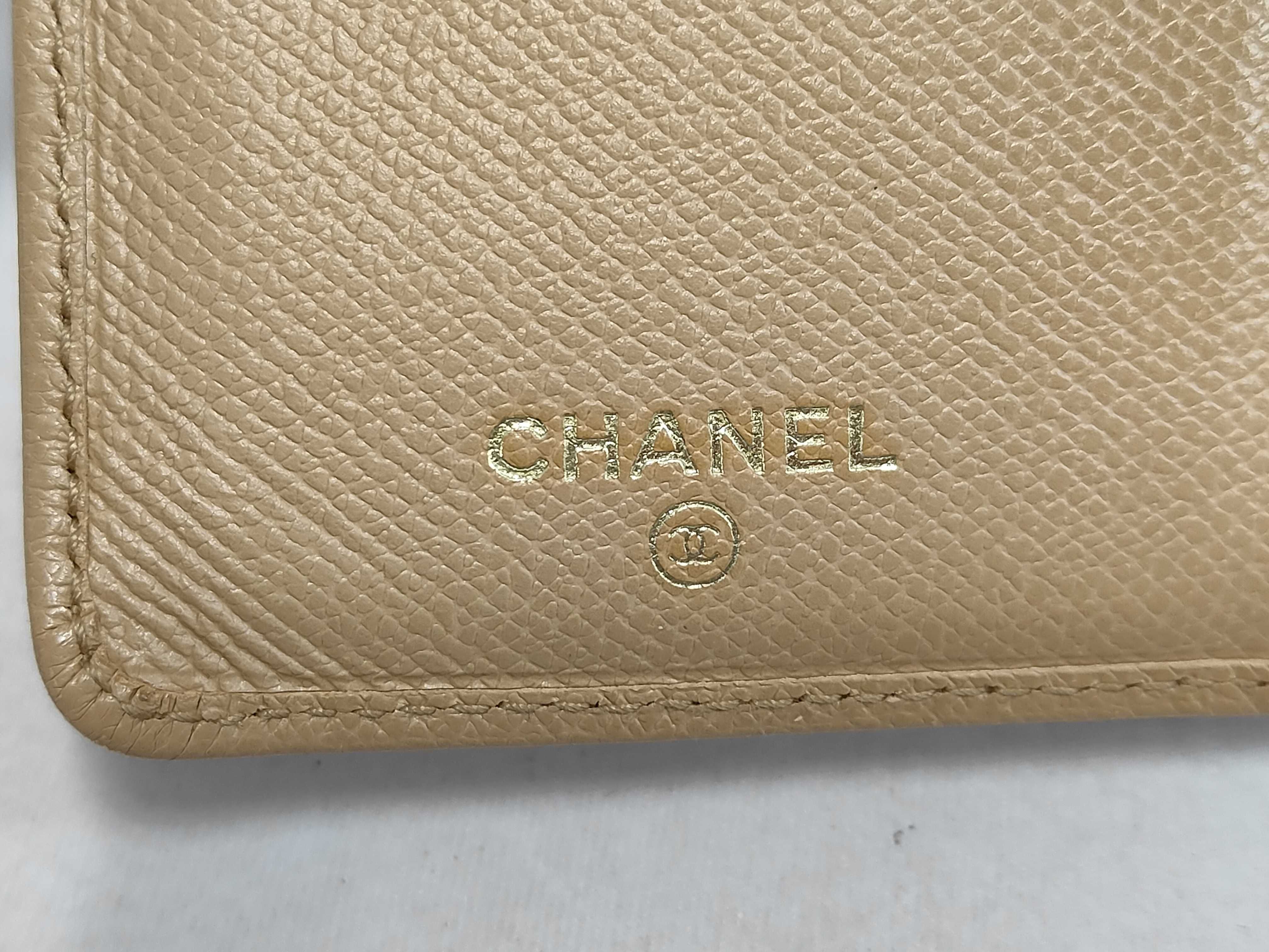 Calfskin Coco Mark Long Wallet (Serial Number 10) — view 5