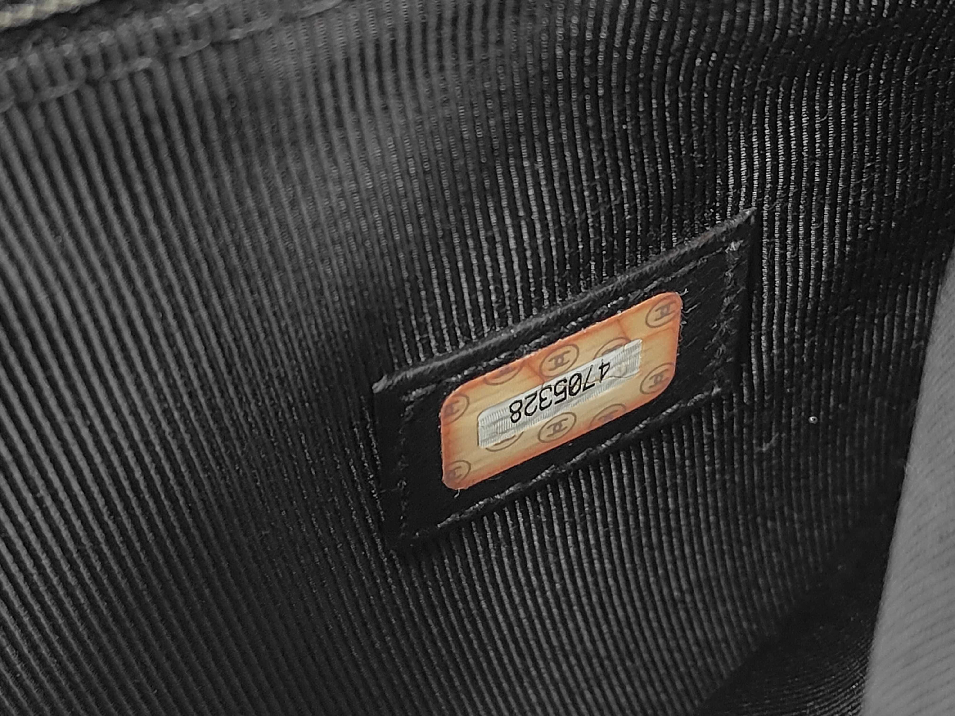 Caviar Skin Embossed Logo Tote Bag, Black, A08062/4705328 (Tote Bag) — view 11