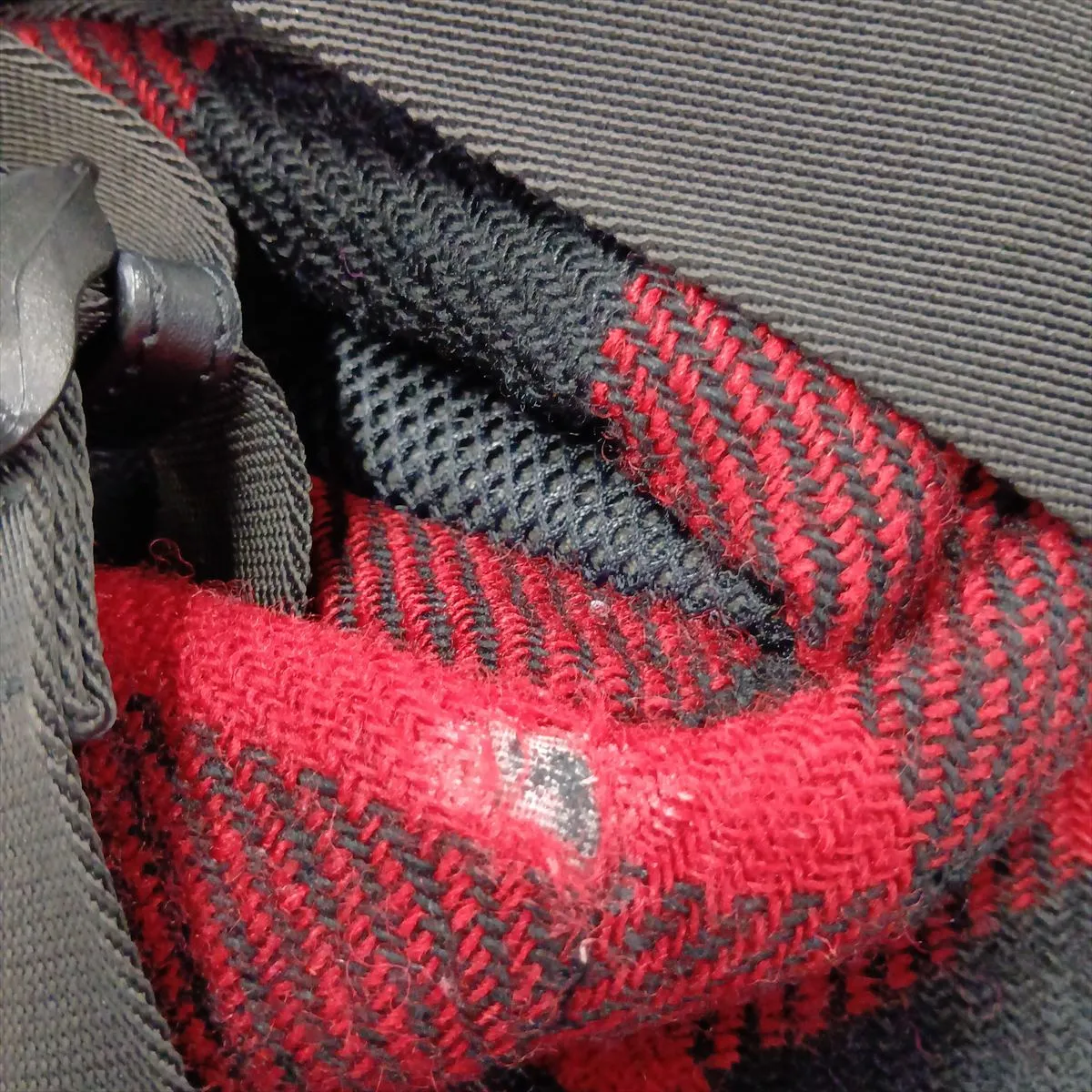 Trekking Backpack, Wool Backpack/Rucksack, Red — view 13
