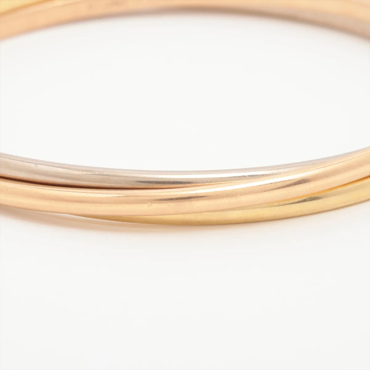 Trinity Bracelet 750 (Yellow Gold x Pink Gold x White Gold) 38.4g 17 OJY892 B6050217 — view 3